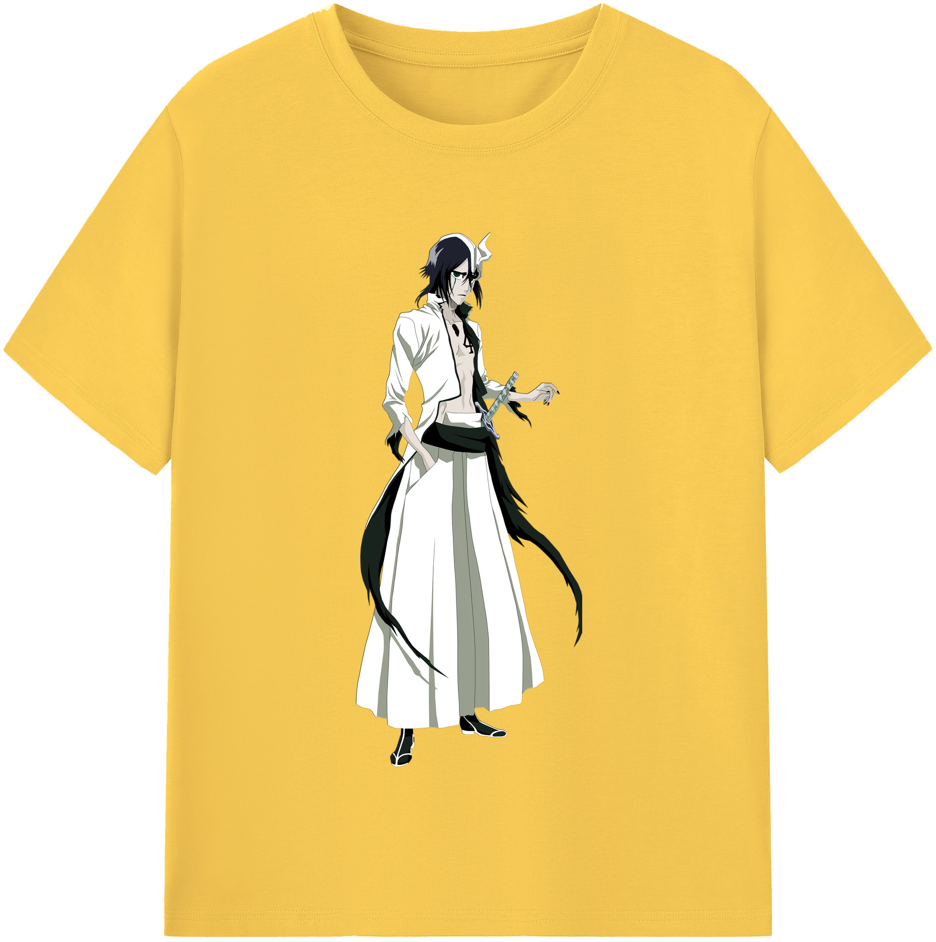 （画像用） ブリーチ ウルキオラ·シファー BLEACH Ulquiorra cifer 綿100％半袖Tシャツ（フロントプリント）
