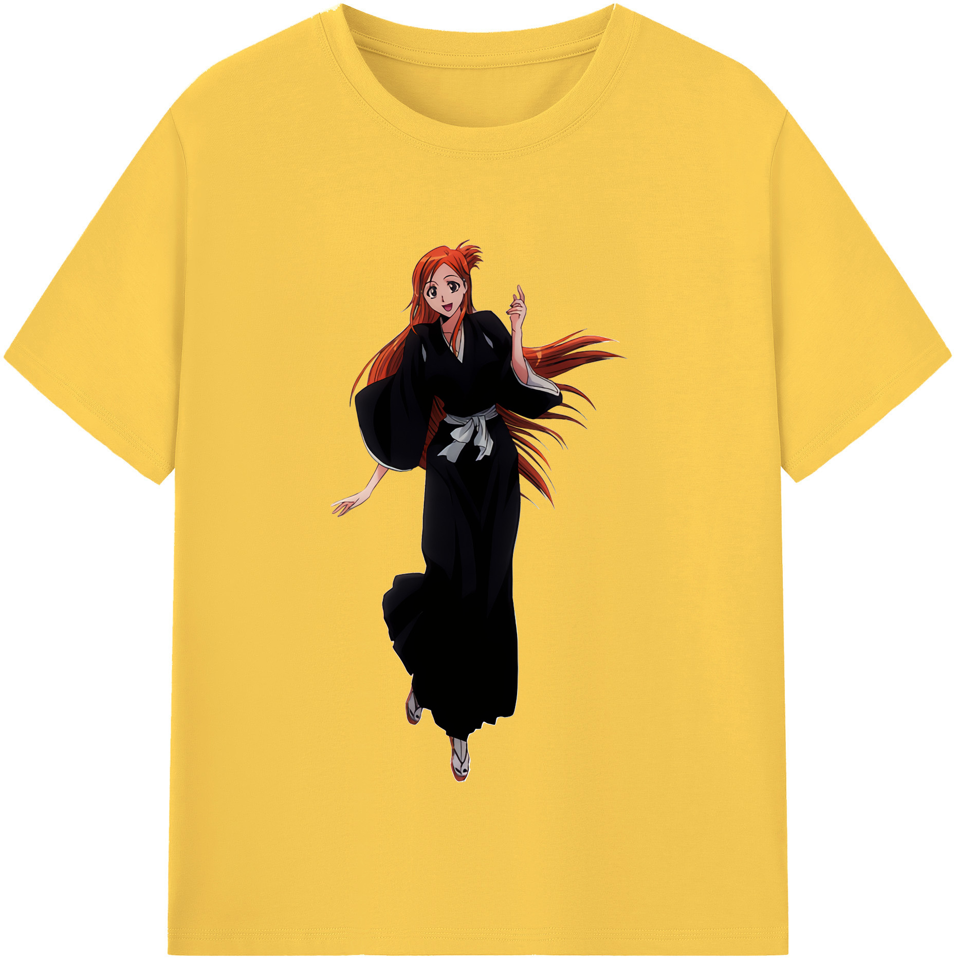 （画像用） ブリーチ 井上織姫（いのうえおりひめ） BLEACH Inoue Orihime 綿100％半袖Tシャツ（フロントプリント）