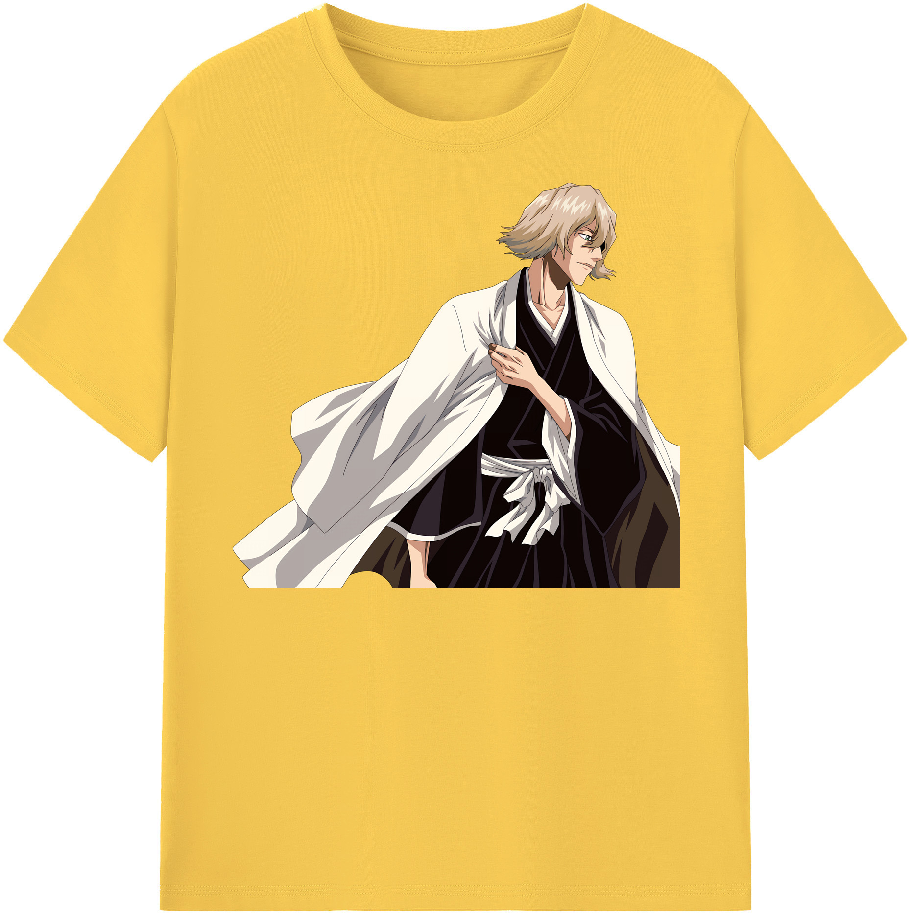 （画像用） "ブリーチ 浦原 喜助（うらはら きすけ） BLEACH Urahara Kisuke " 綿100％半袖Tシャツ（フロントプリント）