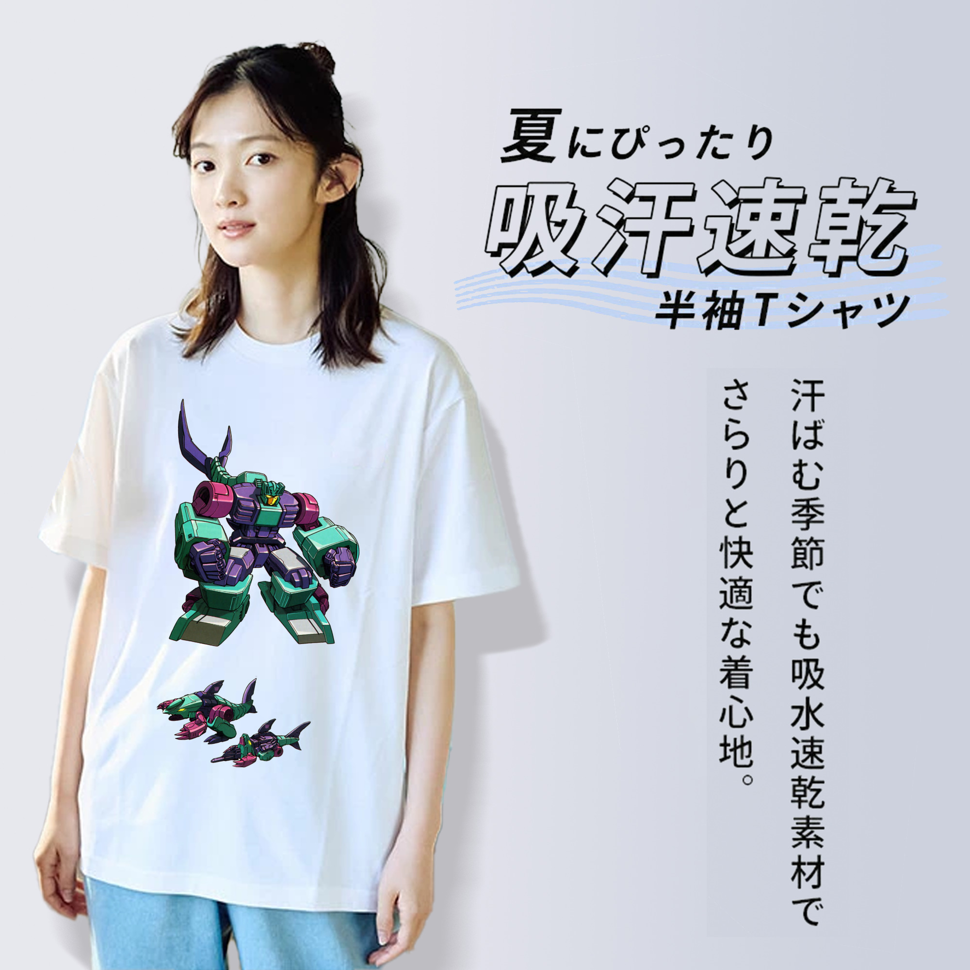 ブリーチ 黒崎一護（くろさき いちご）BLEACH Kurosaki Ichigo 綿100％半袖Tシャツ（フロントプリント）