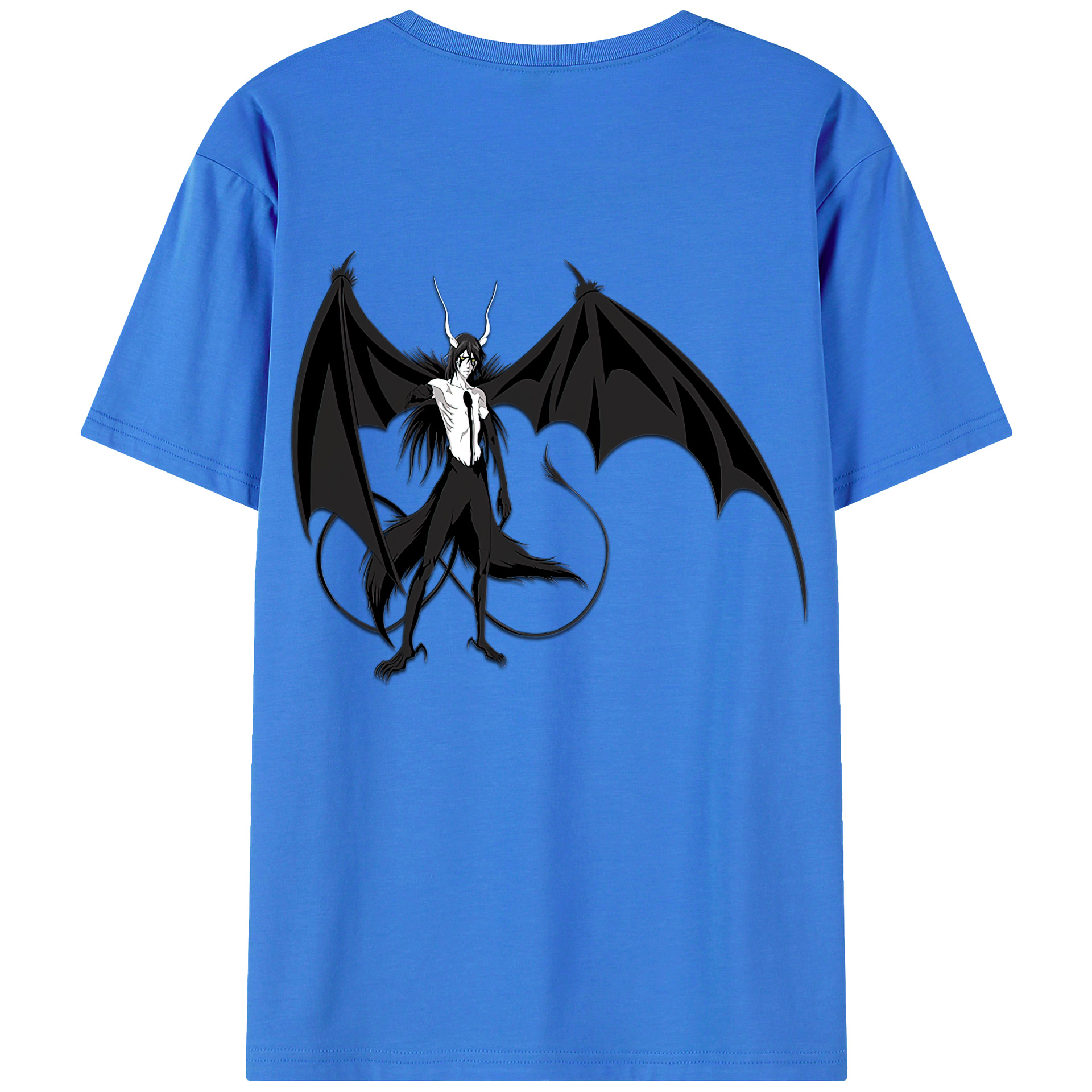 （画像用） ブリーチ ウルキオラ·シファー BLEACH Ulquiorra cifer 綿100％半袖Tシャツ（背面プリント）