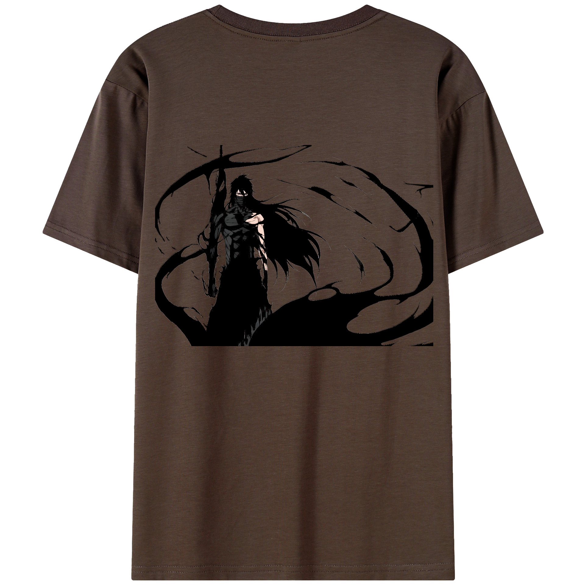 （画像用） ブリーチ 黒崎一護（くろさき いちご）BLEACH Kurosaki Ichigo 綿100％半袖Tシャツ（背面プリント）