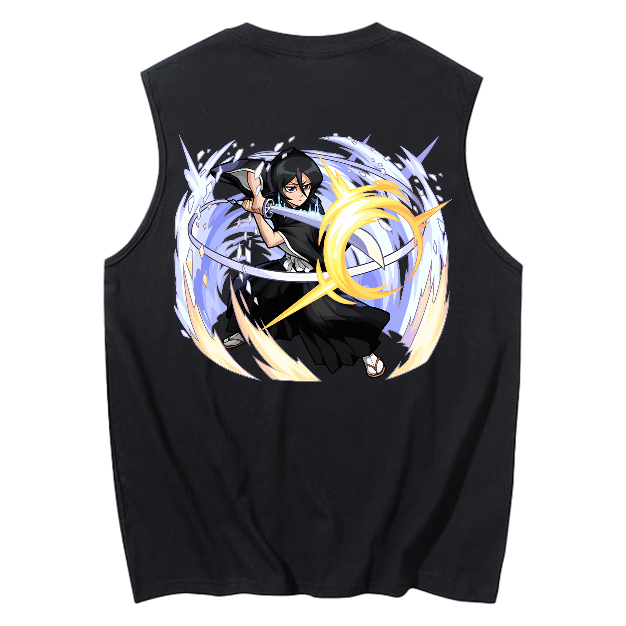 （画像用） ブリーチ 朽木ルキア BLEACH Kuchiki Rukia コットン100％タンクトップ（背面プリント）