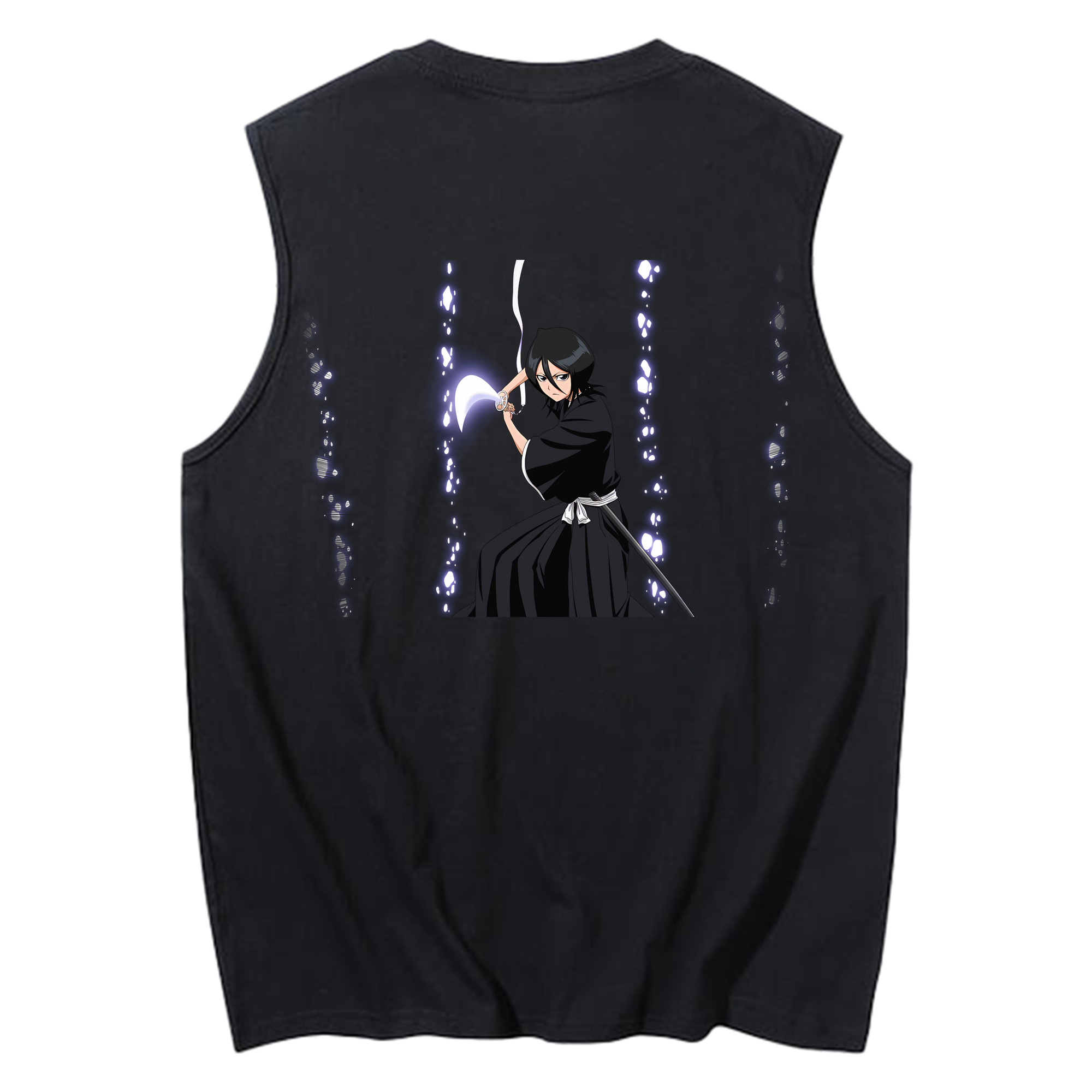 （画像用） ブリーチ 朽木ルキア BLEACH Kuchiki Rukia コットン100％タンクトップ（背面プリント）