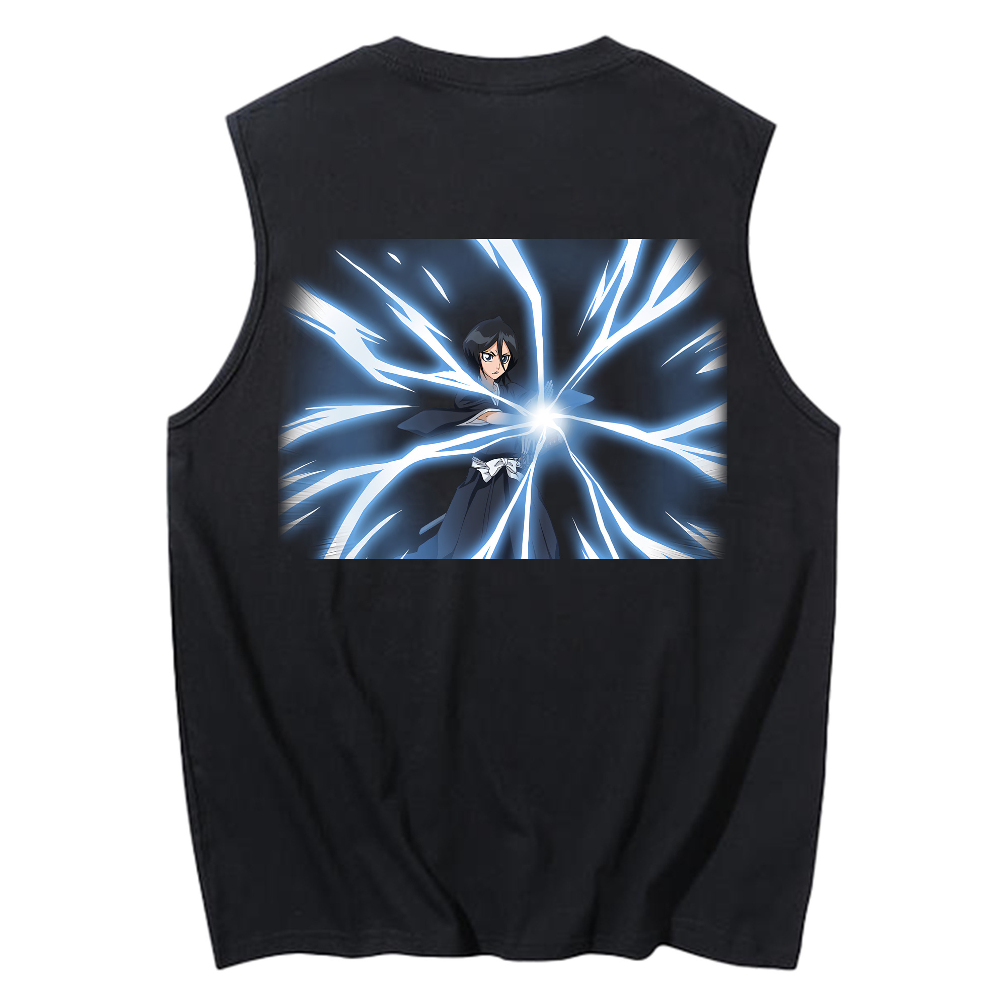 （画像用） ブリーチ 朽木ルキア BLEACH Kuchiki Rukia コットン100％タンクトップ（背面プリント）