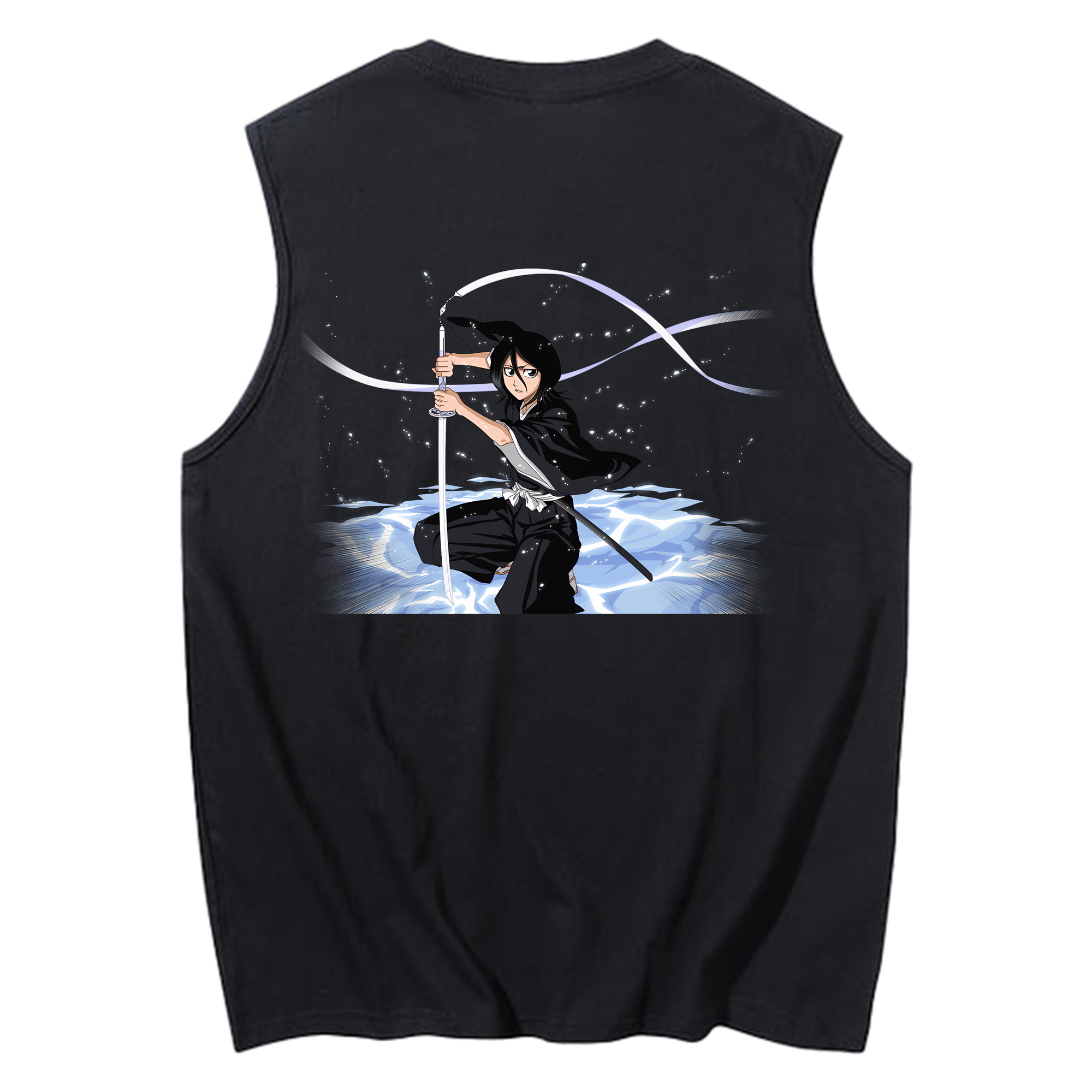 （画像用） ブリーチ 朽木ルキア BLEACH Kuchiki Rukia コットン100％タンクトップ（背面プリント）