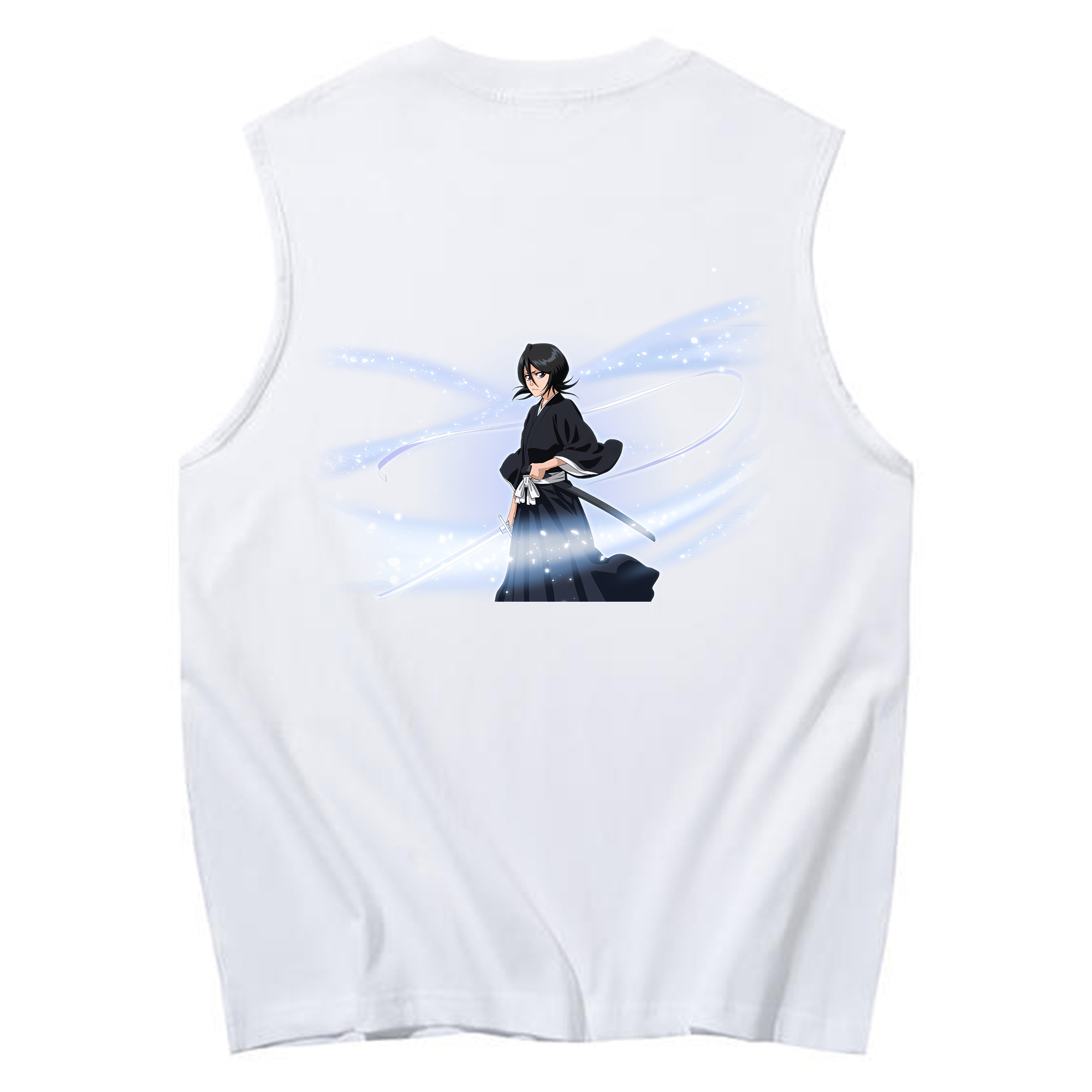 （画像用） ブリーチ 朽木ルキア BLEACH Kuchiki Rukia コットン100％タンクトップ（背面プリント）