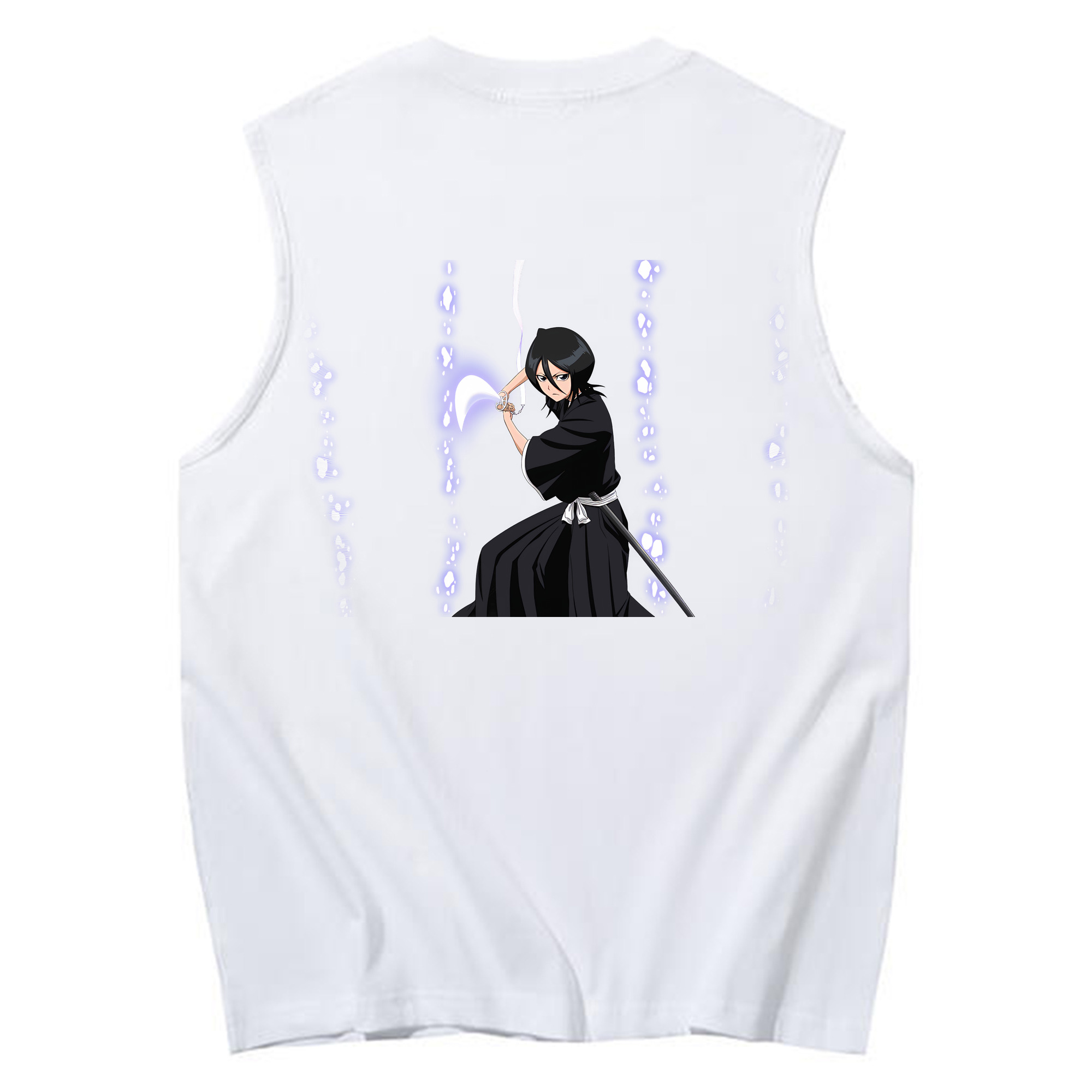（画像用） ブリーチ 朽木ルキア BLEACH Kuchiki Rukia コットン100％タンクトップ（背面プリント）