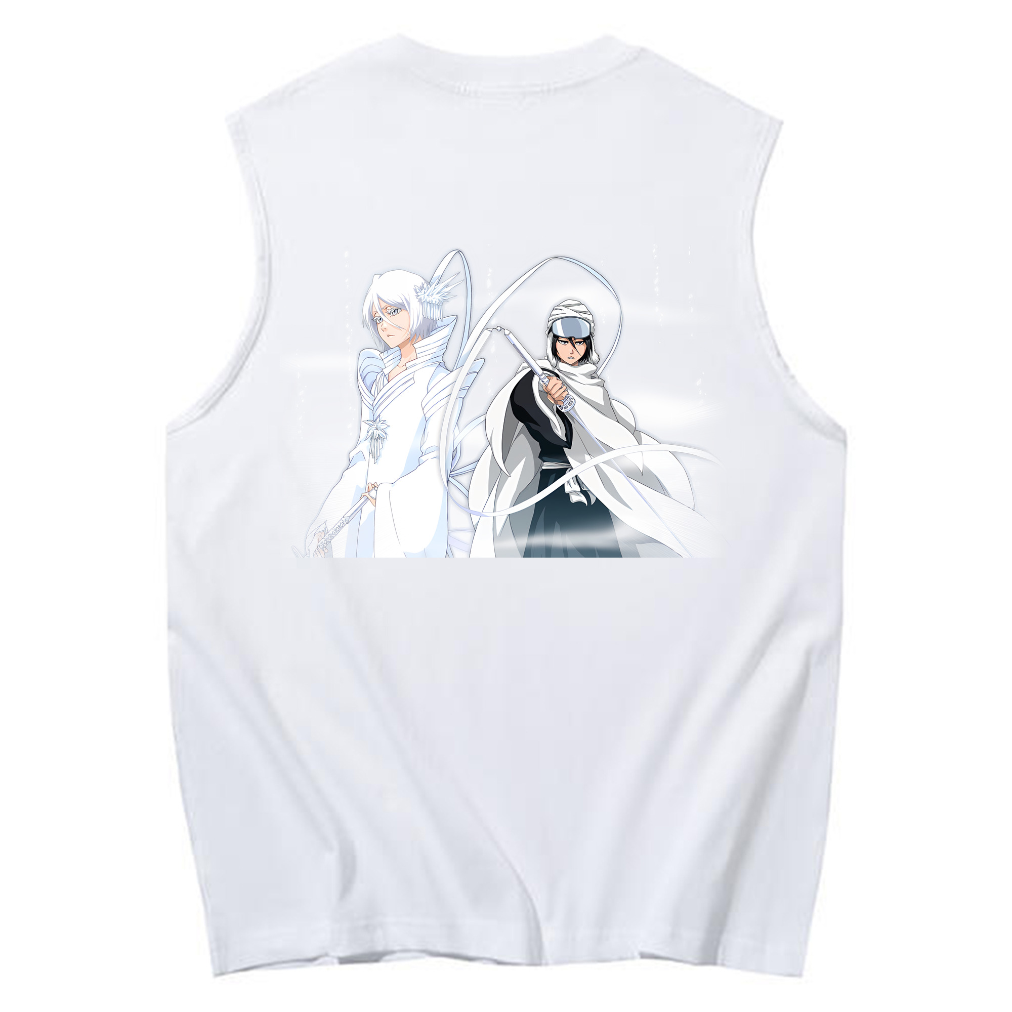（画像用） ブリーチ 朽木ルキア BLEACH Kuchiki Rukia コットン100％タンクトップ（背面プリント）