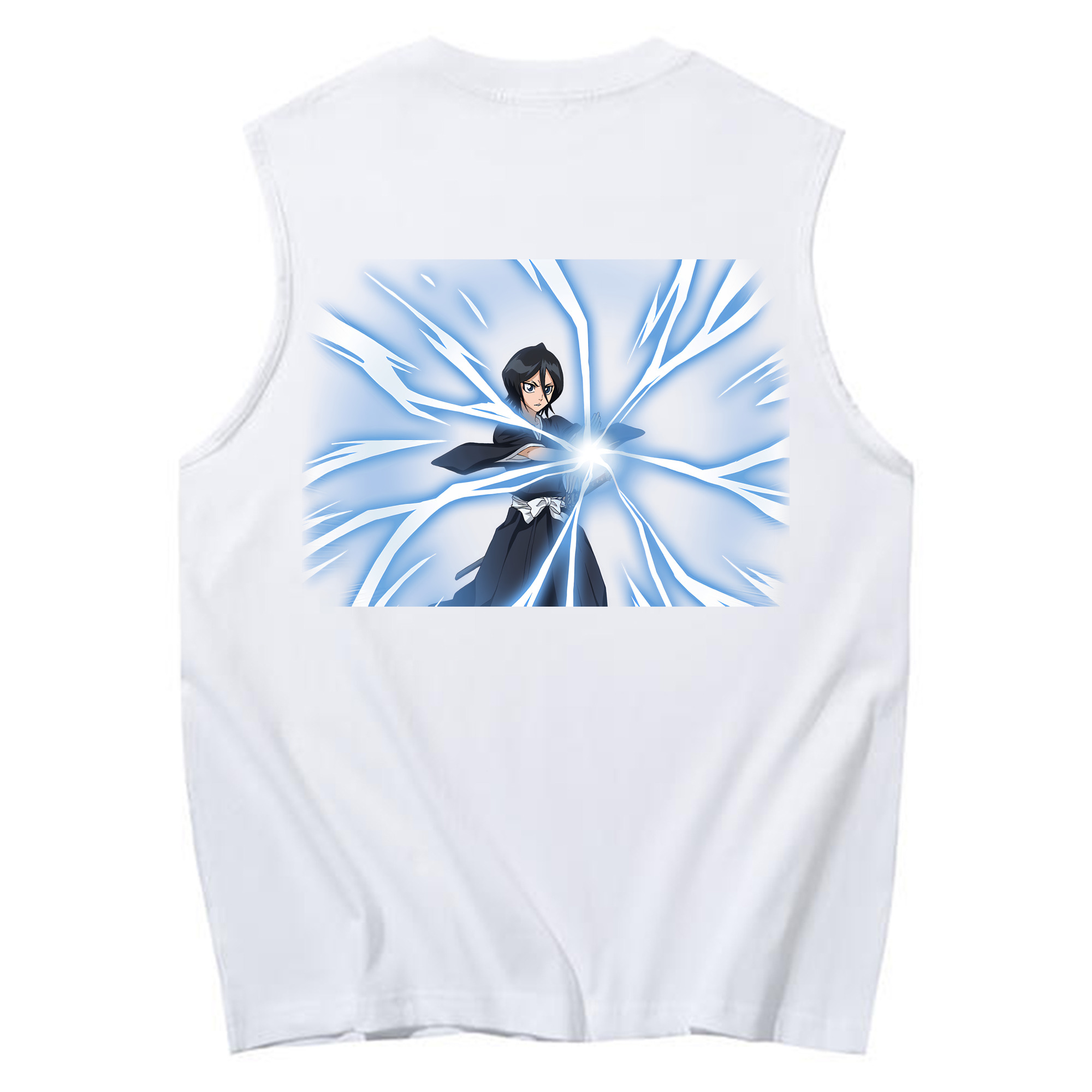 （画像用） ブリーチ 朽木ルキア BLEACH Kuchiki Rukia コットン100％タンクトップ（背面プリント）