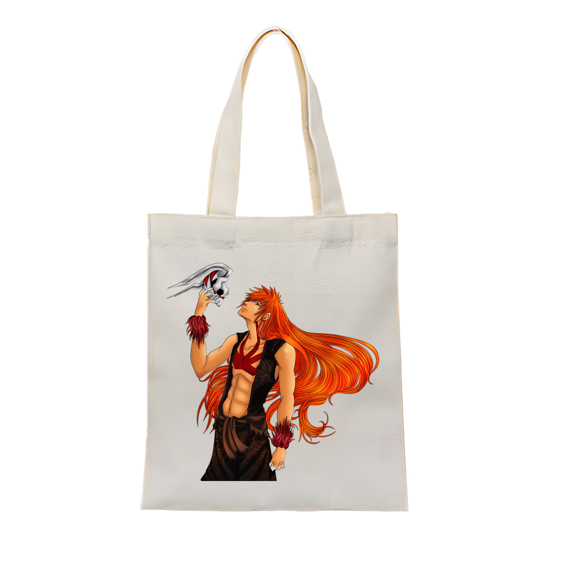 （画像用） ブリーチ 黒崎一護（くろさき いちご）BLEACH Kurosaki Ichigo 縦型キャンバス生地手提げバッグ　トートバッグ