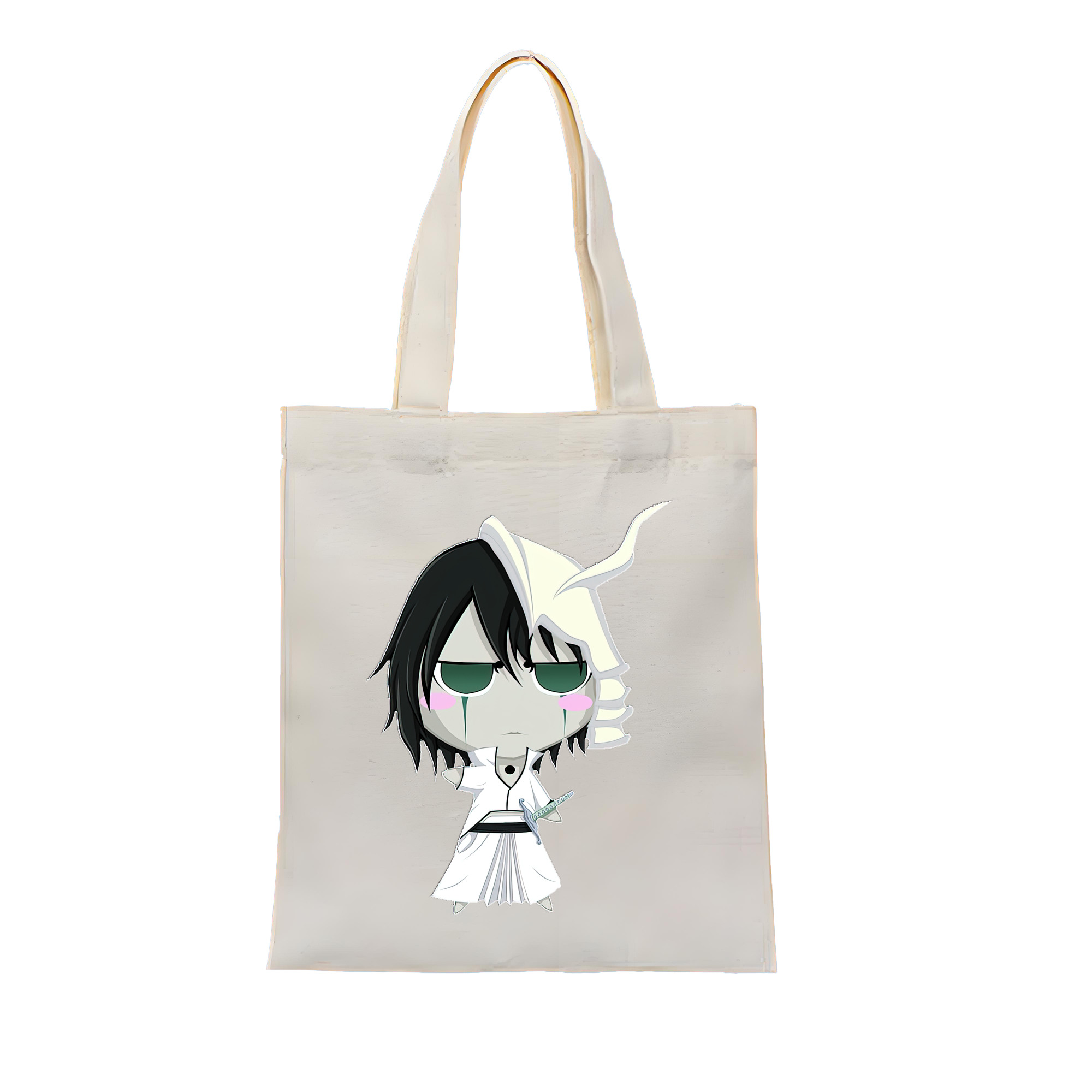 （画像用） ブリーチ ウルキオラ·シファー BLEACH Ulquiorra cifer 縦型キャンバス生地手提げバッグ　トートバッグ