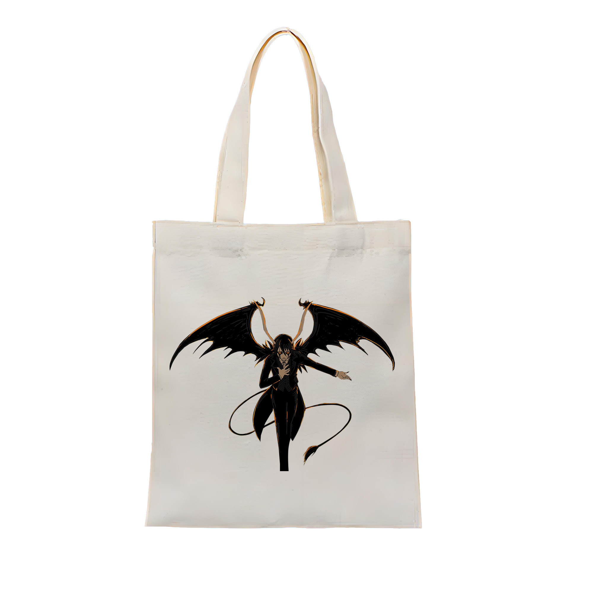 （画像用） ブリーチ ウルキオラ·シファー BLEACH Ulquiorra cifer 縦型キャンバス生地手提げバッグ　トートバッグ