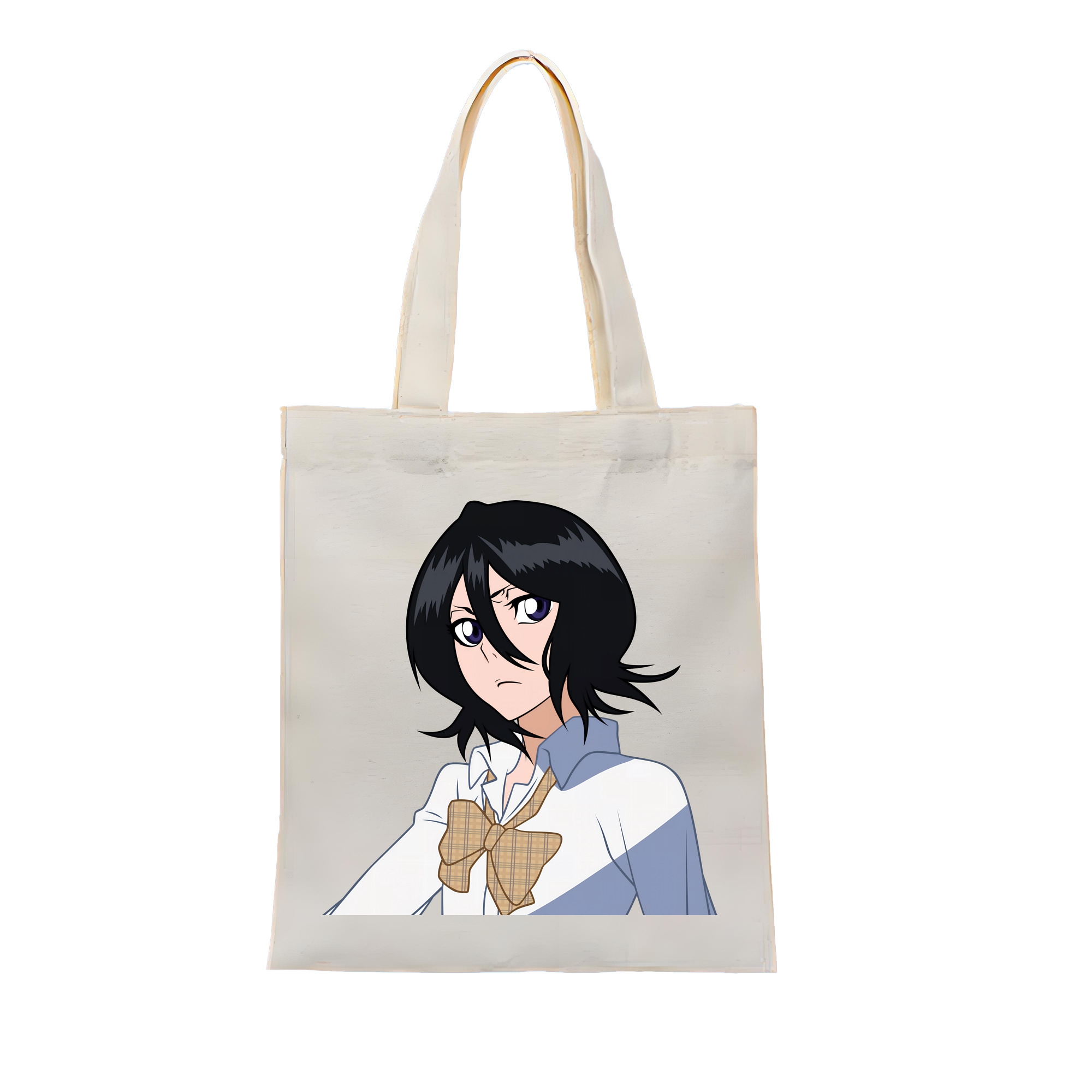（画像用） ブリーチ 朽木ルキア BLEACH Kuchiki Rukia 縦型キャンバス生地手提げバッグ　トートバッグ