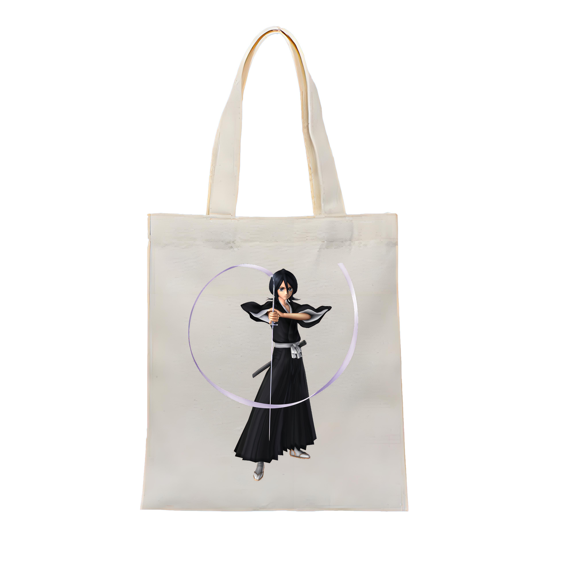 （画像用） ブリーチ 朽木ルキア BLEACH Kuchiki Rukia 縦型キャンバス生地手提げバッグ　トートバッグ
