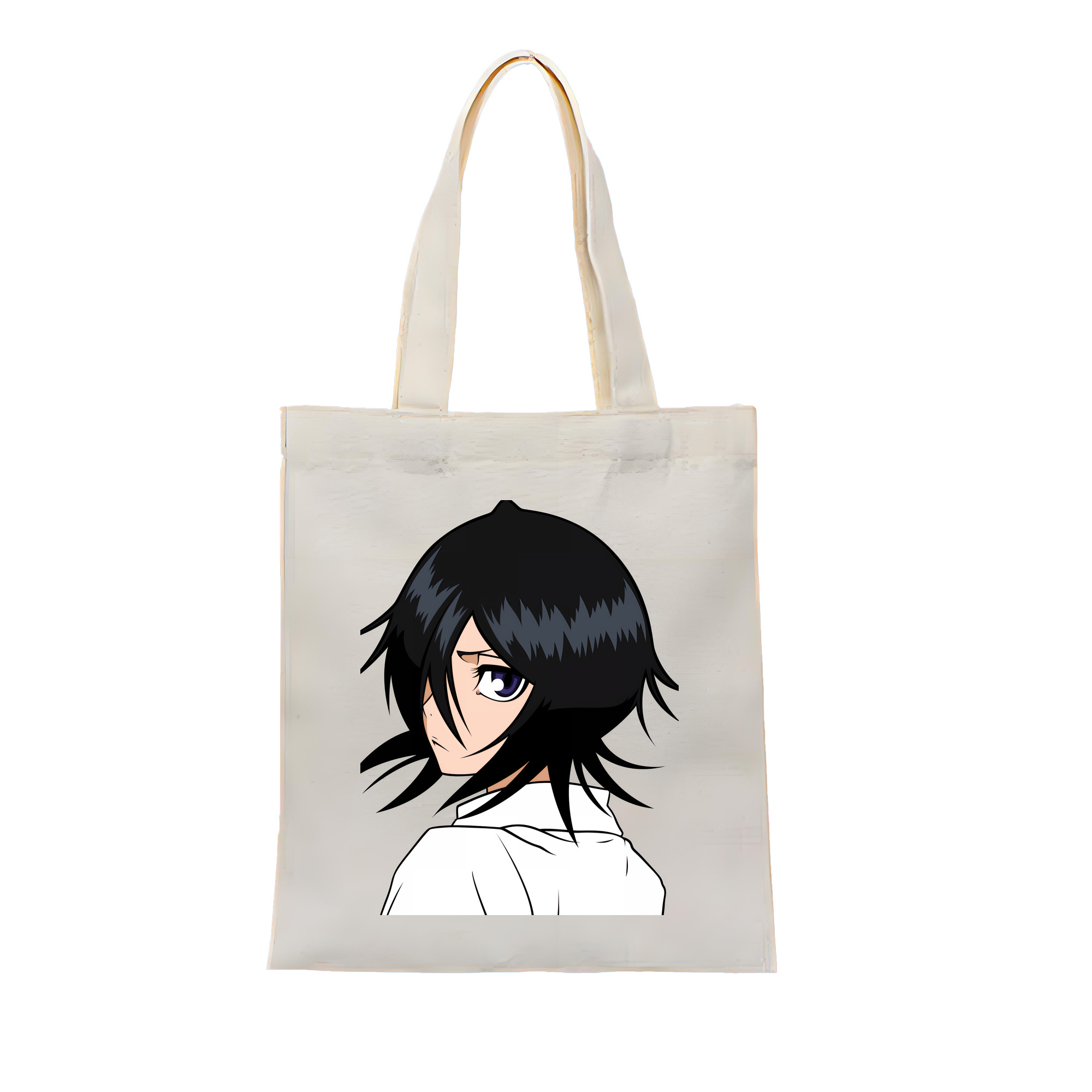 （画像用） ブリーチ 朽木ルキア BLEACH Kuchiki Rukia 縦型キャンバス生地手提げバッグ　トートバッグ