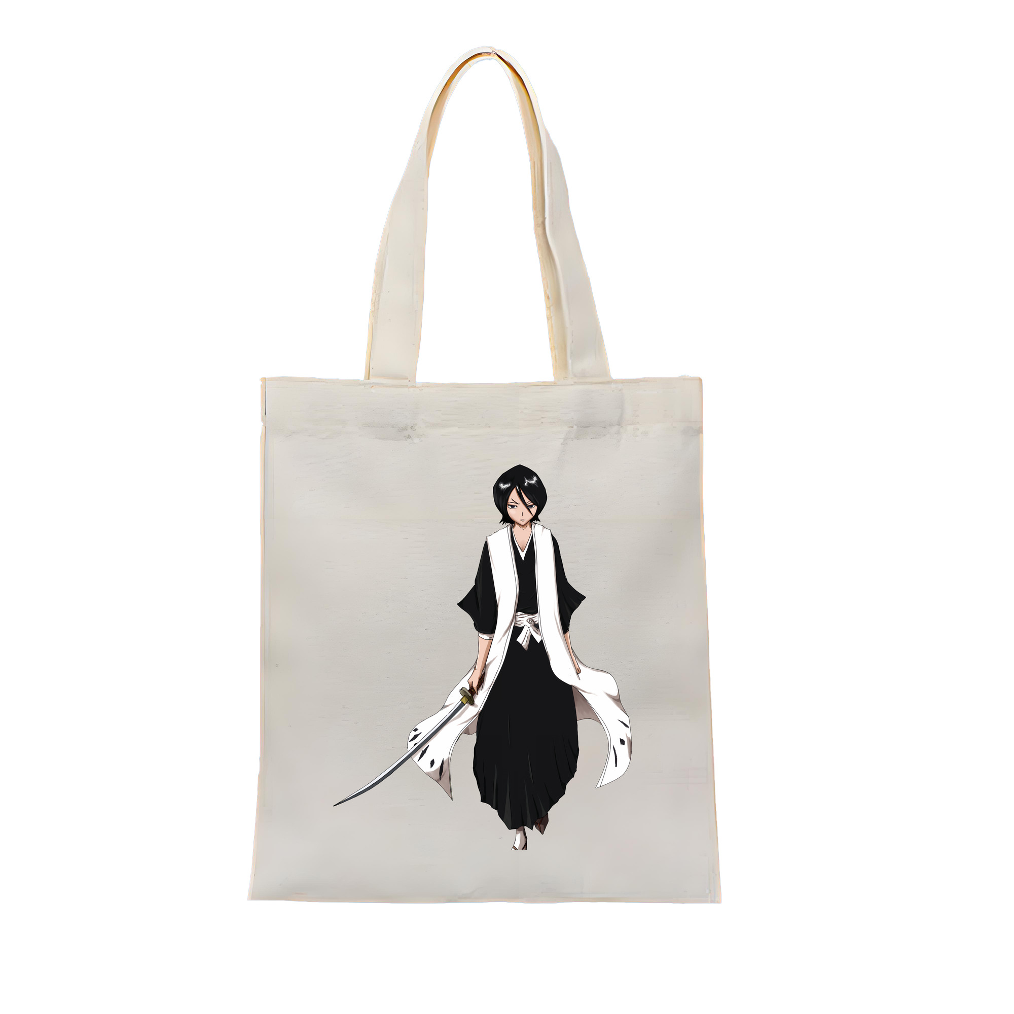 （画像用） ブリーチ 朽木ルキア BLEACH Kuchiki Rukia 縦型キャンバス生地手提げバッグ　トートバッグ