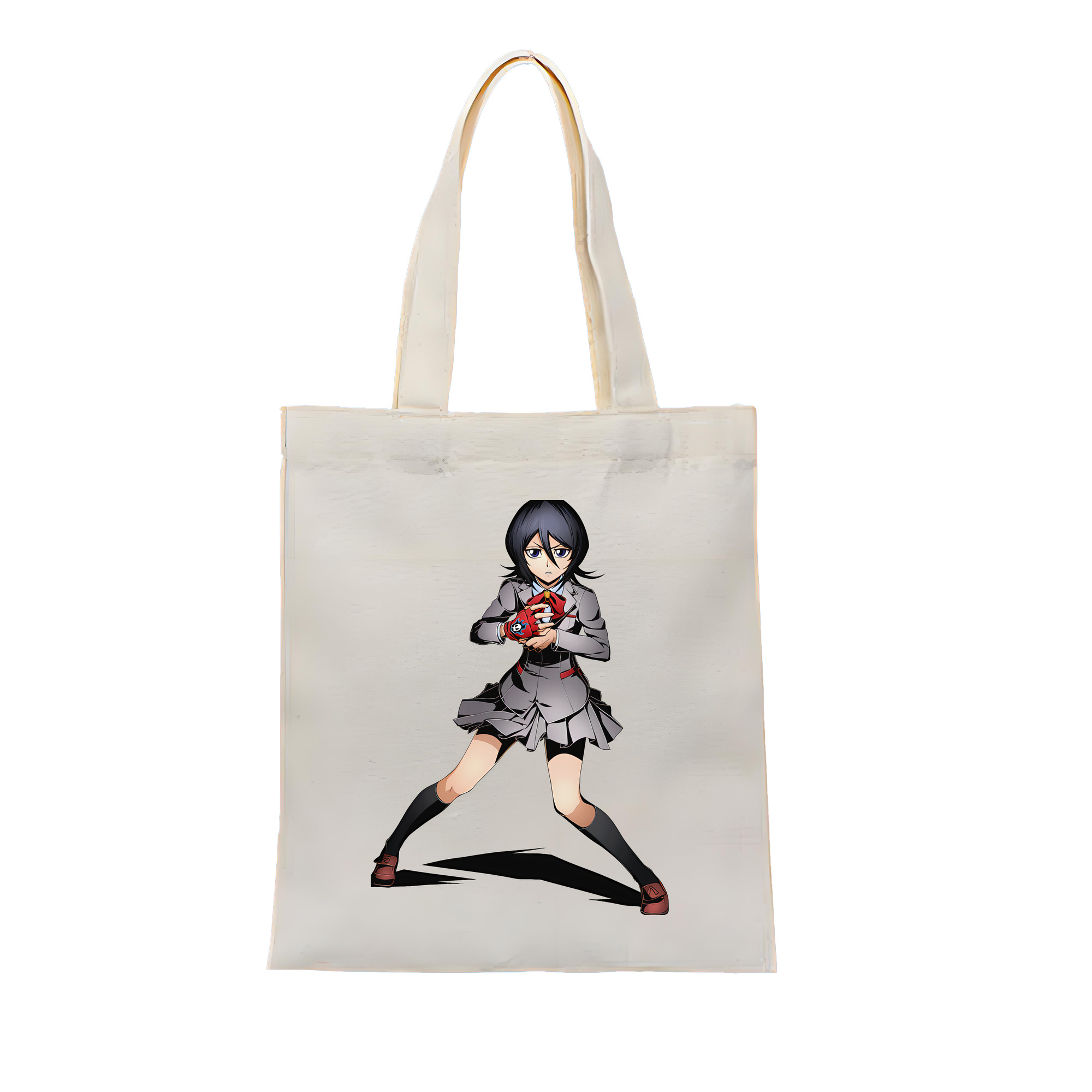 （画像用） ブリーチ 朽木ルキア BLEACH Kuchiki Rukia 縦型キャンバス生地手提げバッグ　トートバッグ