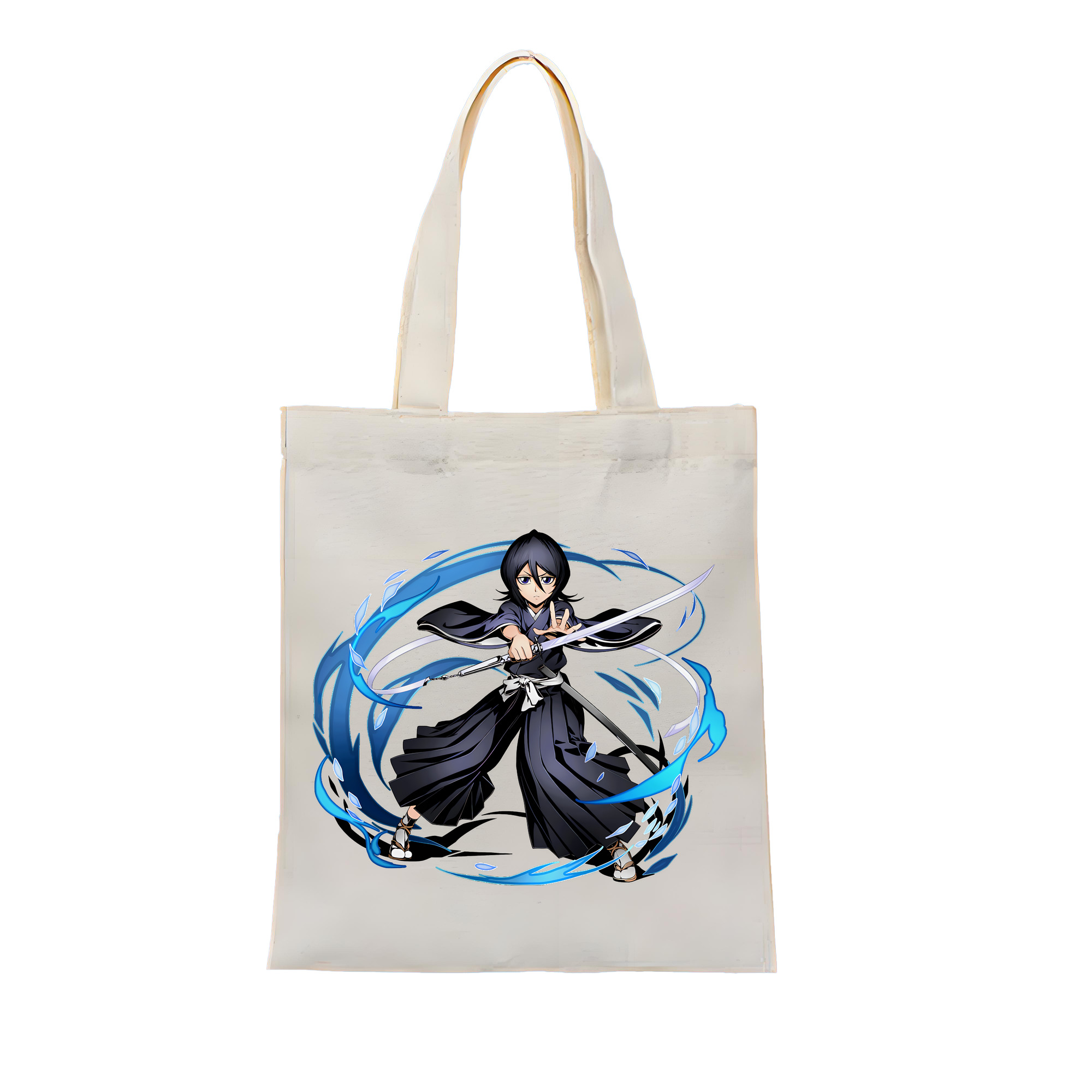 （画像用） ブリーチ 朽木ルキア BLEACH Kuchiki Rukia 縦型キャンバス生地手提げバッグ　トートバッグ