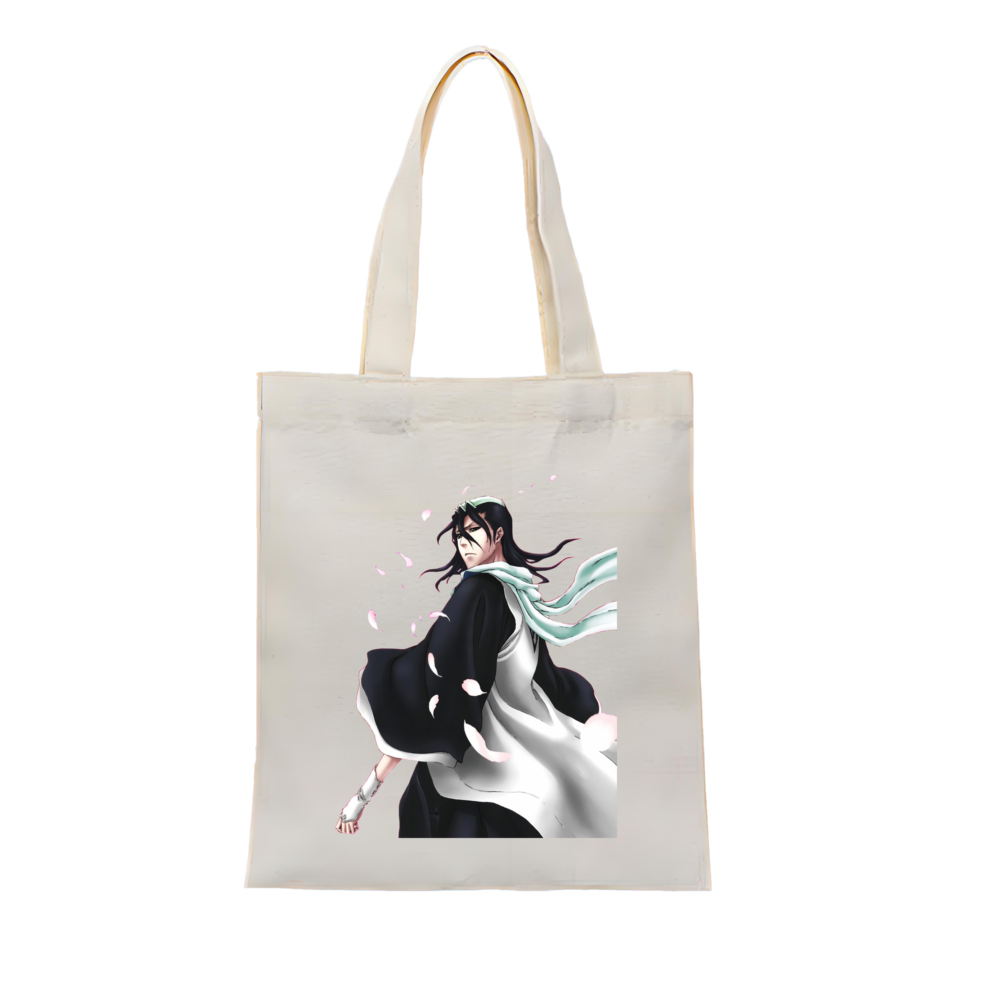 （画像用） ブリーチ くちき びゃくや BLEACH Kuchiki Byakuya 縦型キャンバス生地手提げバッグ　トートバッグ