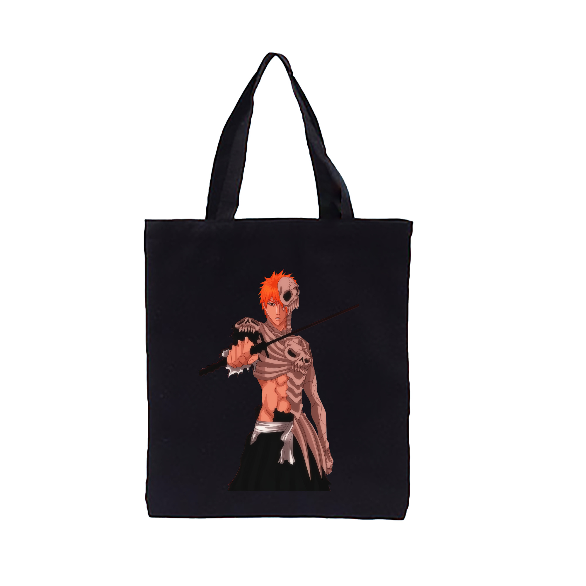 （画像用） ブリーチ 黒崎一護（くろさき いちご）BLEACH Kurosaki Ichigo 縦型キャンバス生地手提げバッグ　トートバッグ