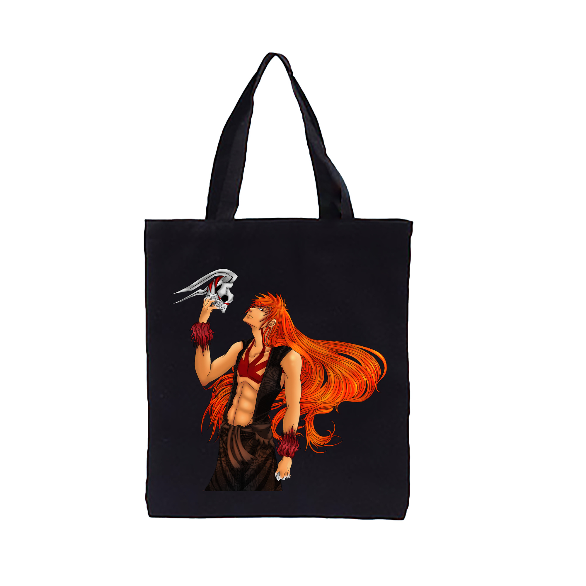 （画像用） ブリーチ 黒崎一護（くろさき いちご）BLEACH Kurosaki Ichigo 縦型キャンバス生地手提げバッグ　トートバッグ