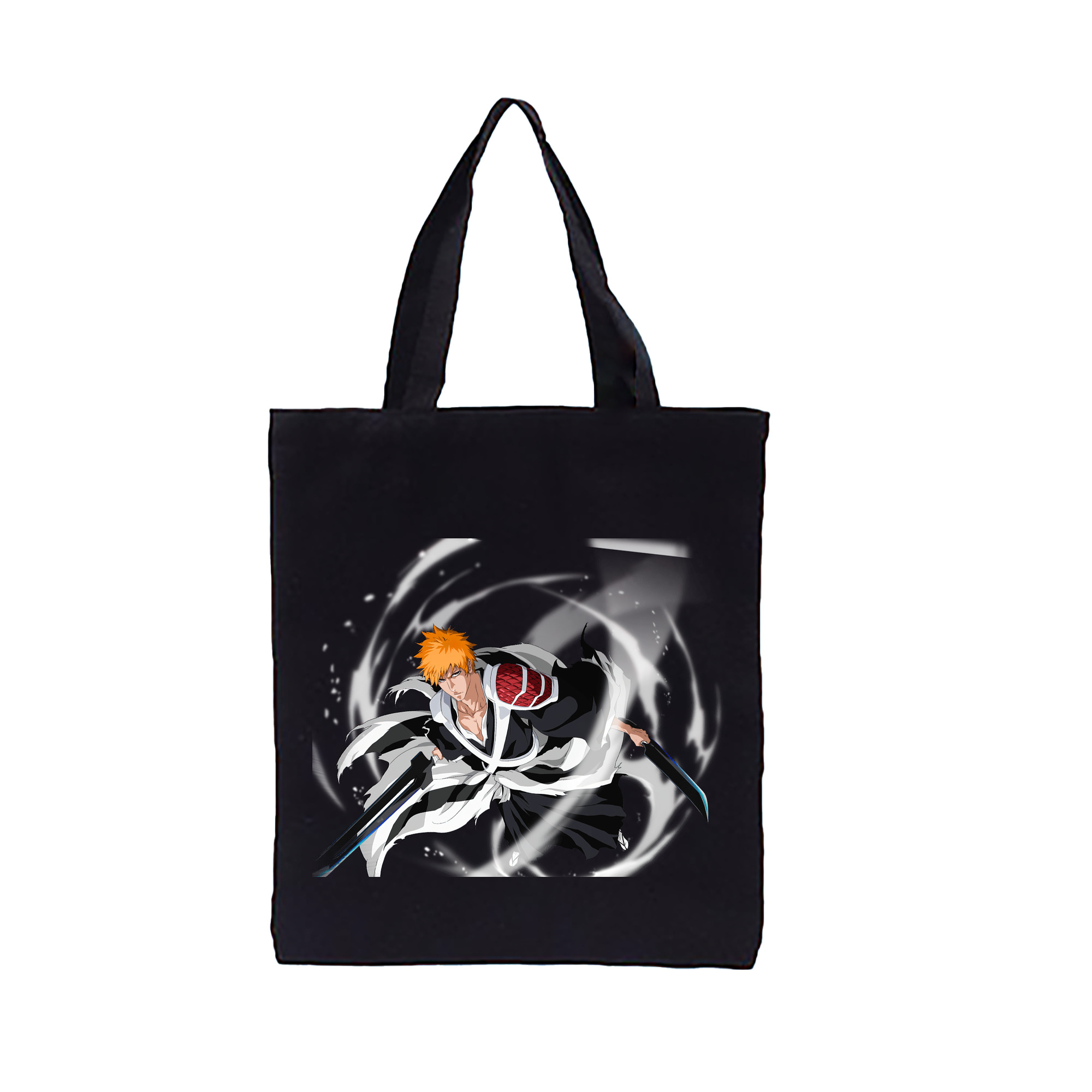 （画像用） ブリーチ 黒崎一護（くろさき いちご）BLEACH Kurosaki Ichigo 縦型キャンバス生地手提げバッグ　トートバッグ