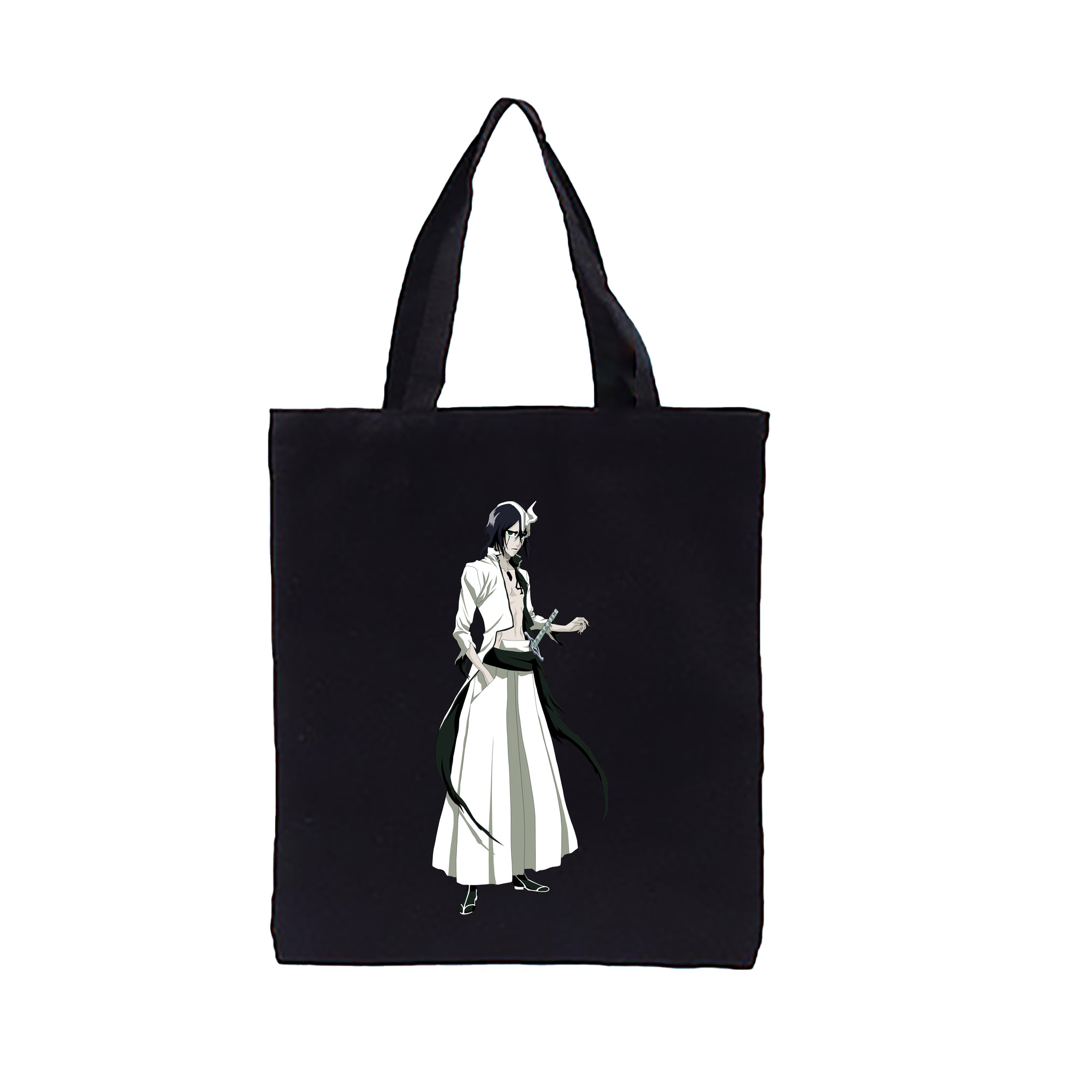 （画像用） ブリーチ ウルキオラ·シファー BLEACH Ulquiorra cifer 縦型キャンバス生地手提げバッグ　トートバッグ