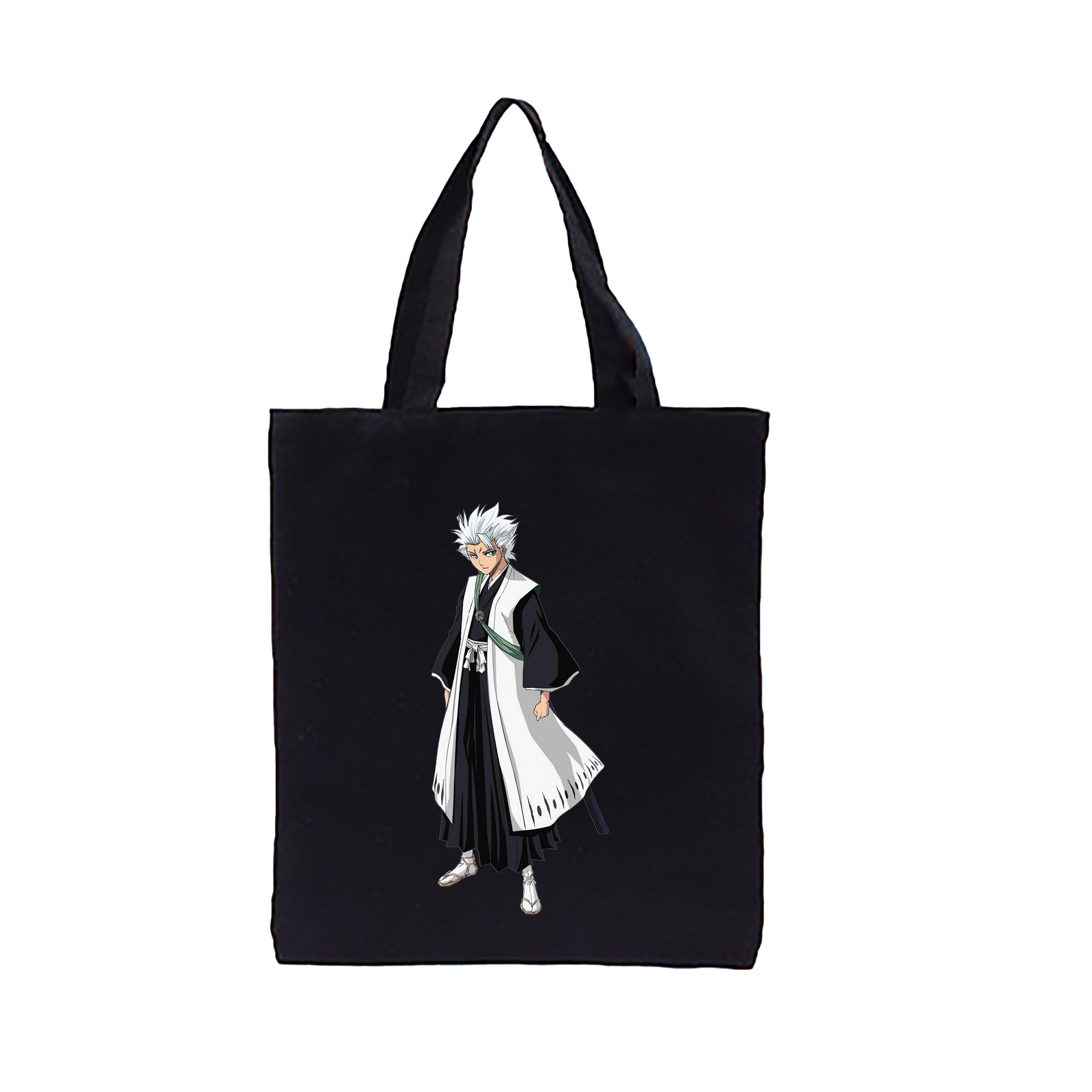 （画像用） ブリーチ 日番谷冬獅郎（ひつがや とうしろう） BLEACH Hitsugaya Toushirou 縦型キャンバス生地手提げバッグ　トートバッグ
