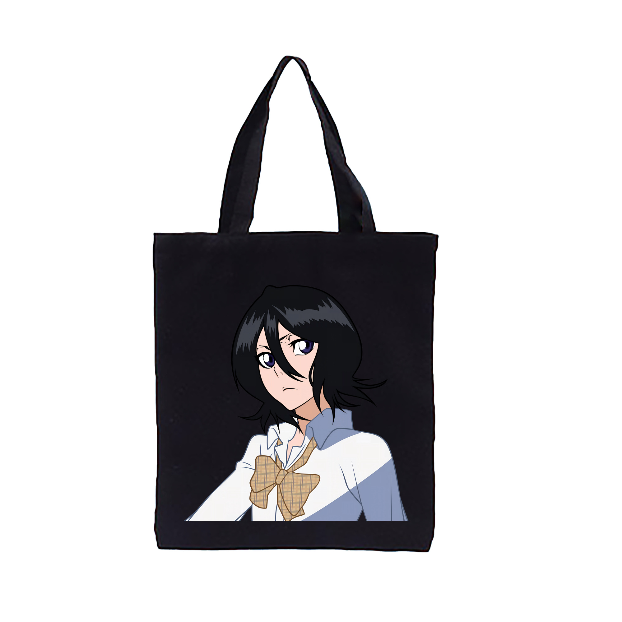 （画像用） ブリーチ 朽木ルキア BLEACH Kuchiki Rukia 縦型キャンバス生地手提げバッグ　トートバッグ