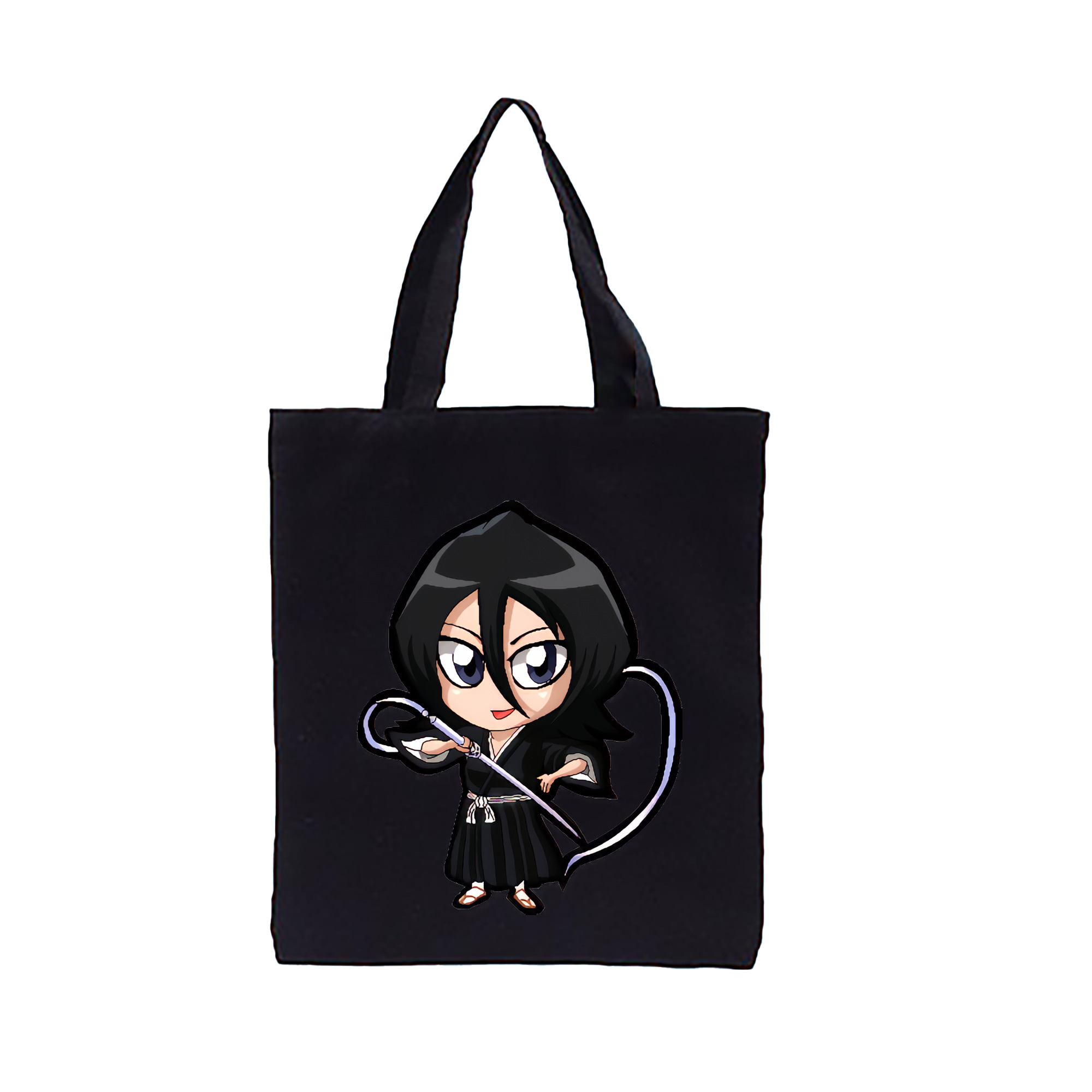 （画像用） ブリーチ 朽木ルキア BLEACH Kuchiki Rukia 縦型キャンバス生地手提げバッグ　トートバッグ