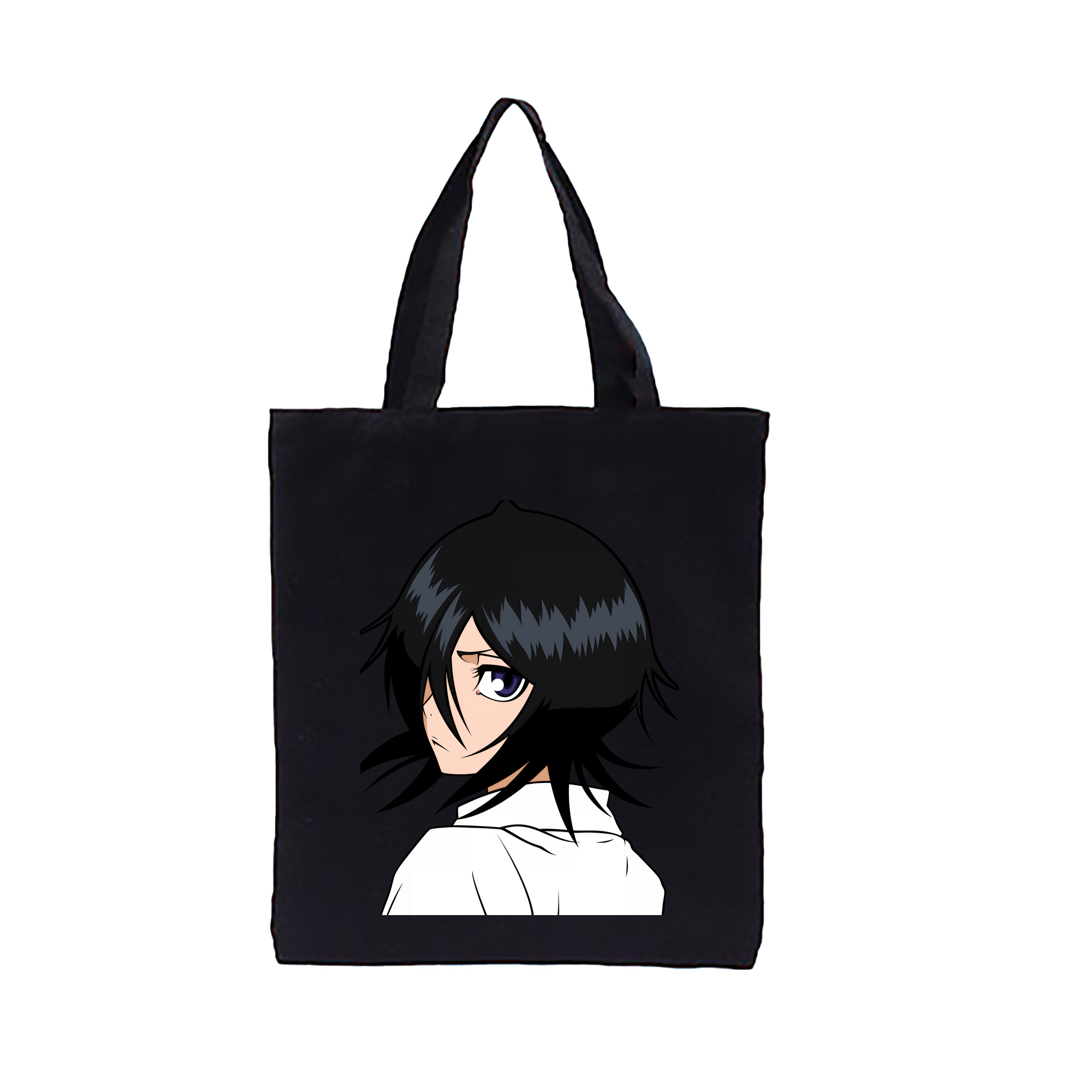 （画像用） ブリーチ 朽木ルキア BLEACH Kuchiki Rukia 縦型キャンバス生地手提げバッグ　トートバッグ
