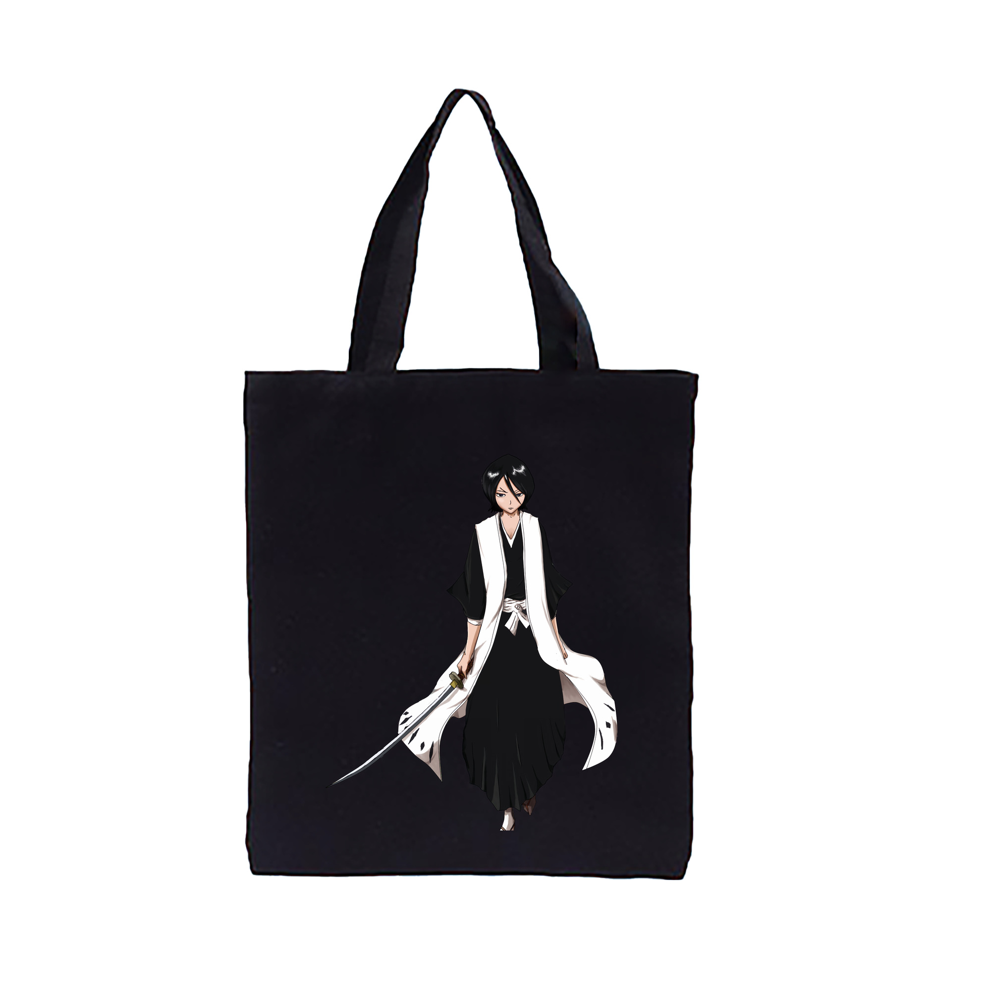 （画像用） ブリーチ 朽木ルキア BLEACH Kuchiki Rukia 縦型キャンバス生地手提げバッグ　トートバッグ