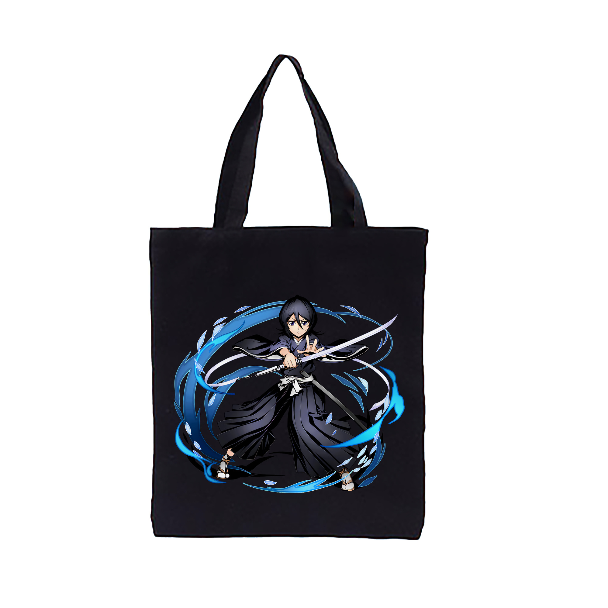 （画像用） ブリーチ 朽木ルキア BLEACH Kuchiki Rukia 縦型キャンバス生地手提げバッグ　トートバッグ