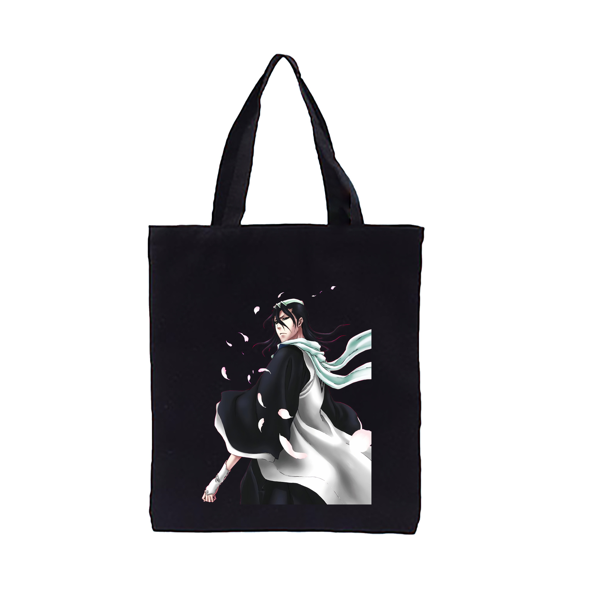 （画像用） ブリーチ くちき びゃくや BLEACH Kuchiki Byakuya 縦型キャンバス生地手提げバッグ　トートバッグ