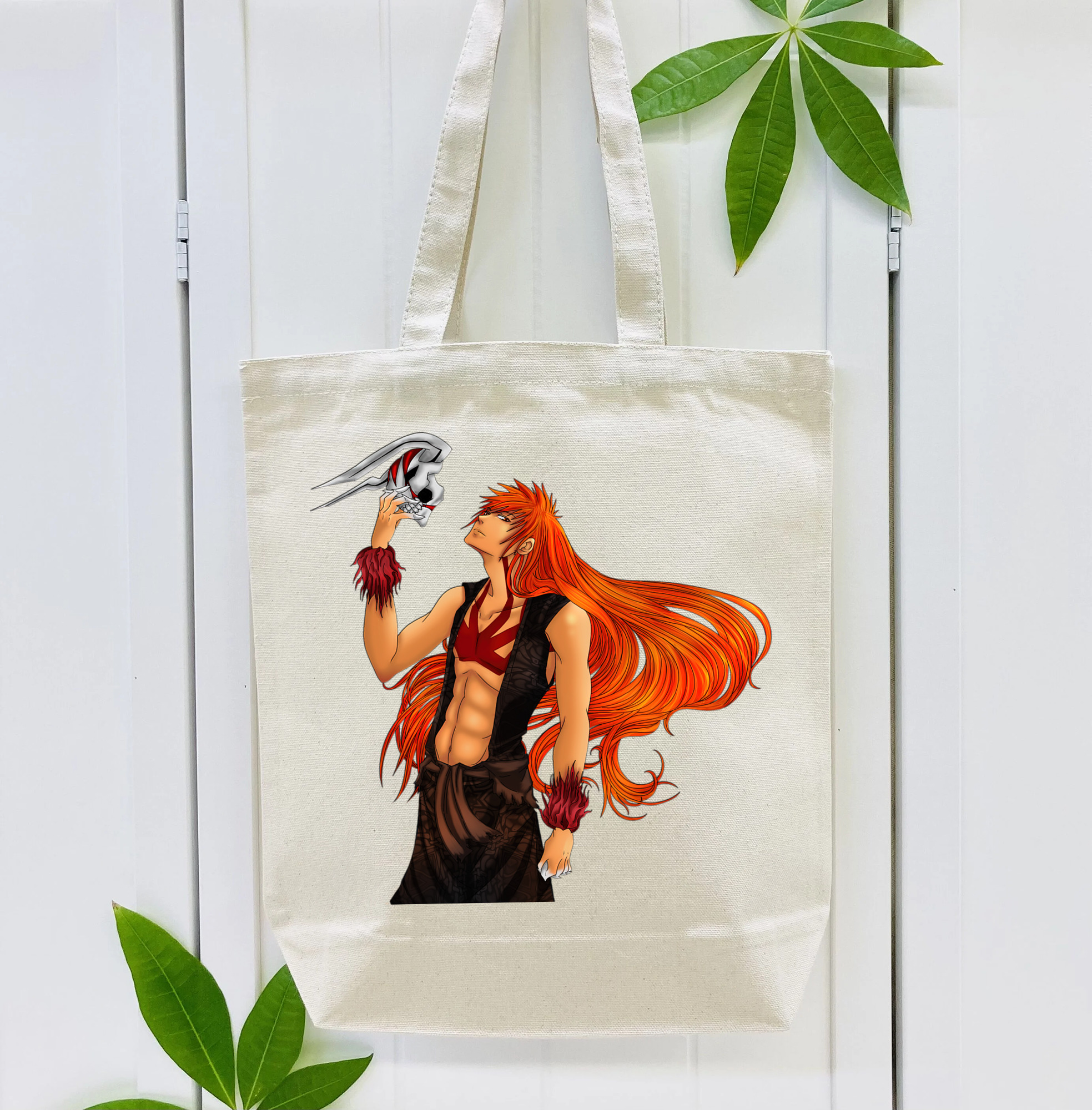 ブリーチ 黒崎一護（くろさき いちご）BLEACH Kurosaki Ichigo 縦型キャンバス生地手提げバッグ　トートバッグ