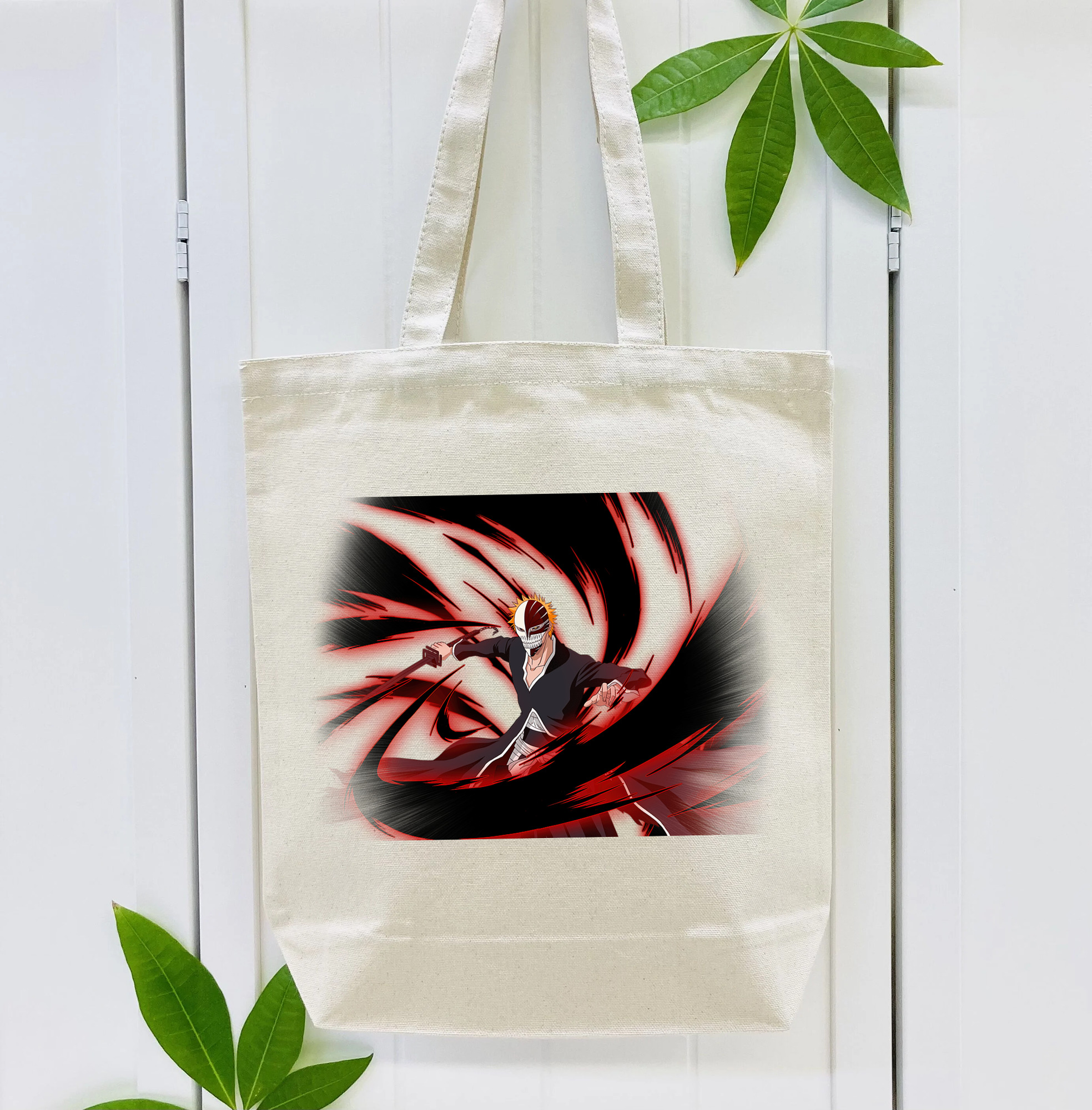 ブリーチ 黒崎一護（くろさき いちご）BLEACH Kurosaki Ichigo 縦型キャンバス生地手提げバッグ　トートバッグ