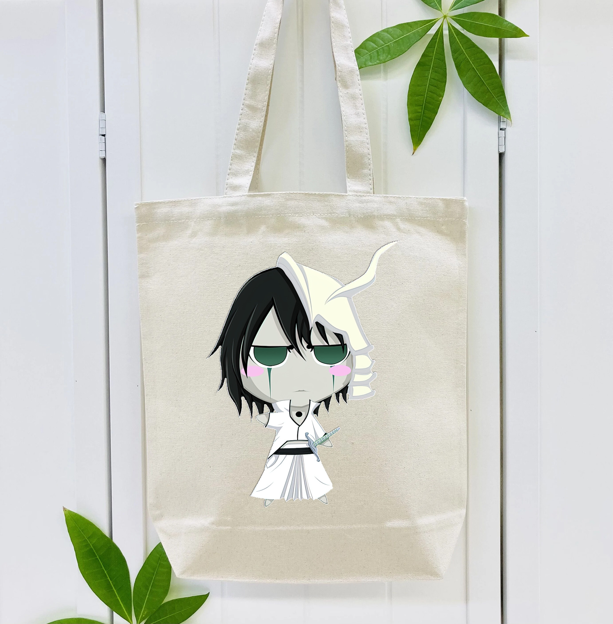 ブリーチ ウルキオラ·シファー BLEACH Ulquiorra cifer 縦型キャンバス生地手提げバッグ　トートバッグ