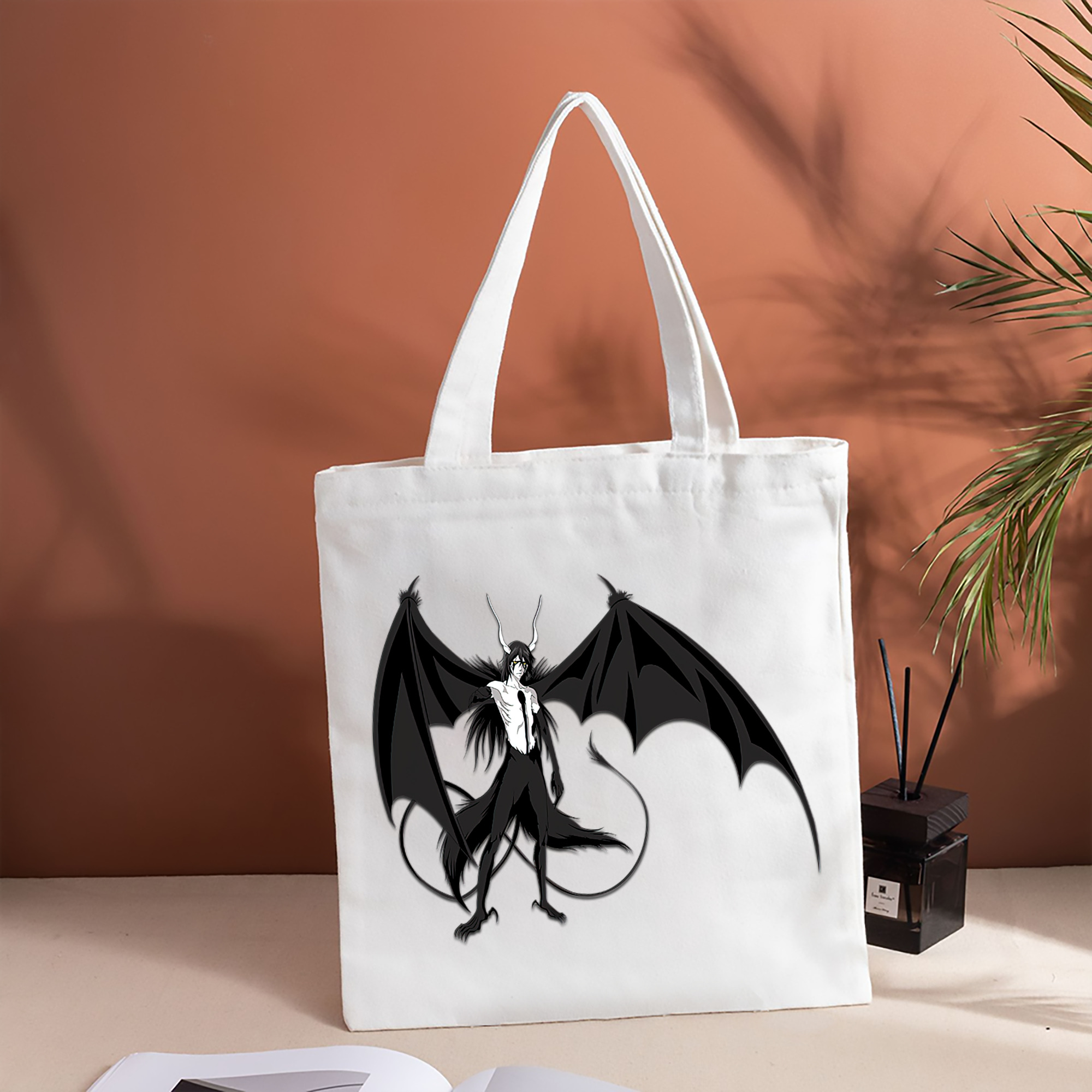 ブリーチ ウルキオラ·シファー BLEACH Ulquiorra cifer 縦型キャンバス生地手提げバッグ　トートバッグ