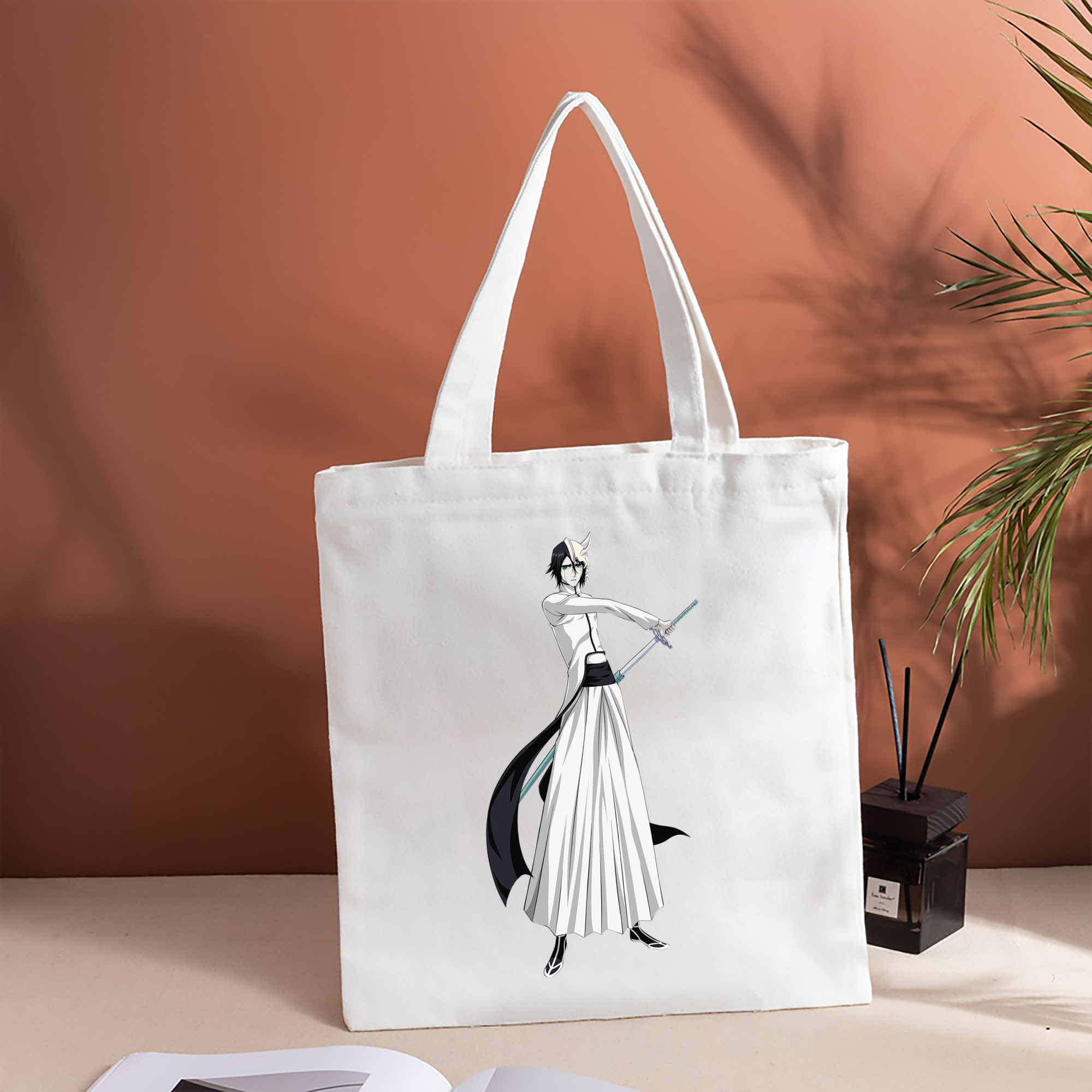 ブリーチ ウルキオラ·シファー BLEACH Ulquiorra cifer 縦型キャンバス生地手提げバッグ　トートバッグ