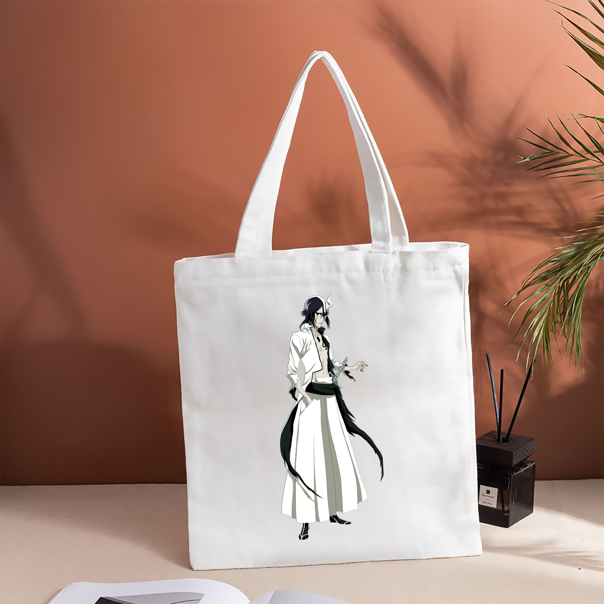 ブリーチ ウルキオラ·シファー BLEACH Ulquiorra cifer 縦型キャンバス生地手提げバッグ　トートバッグ