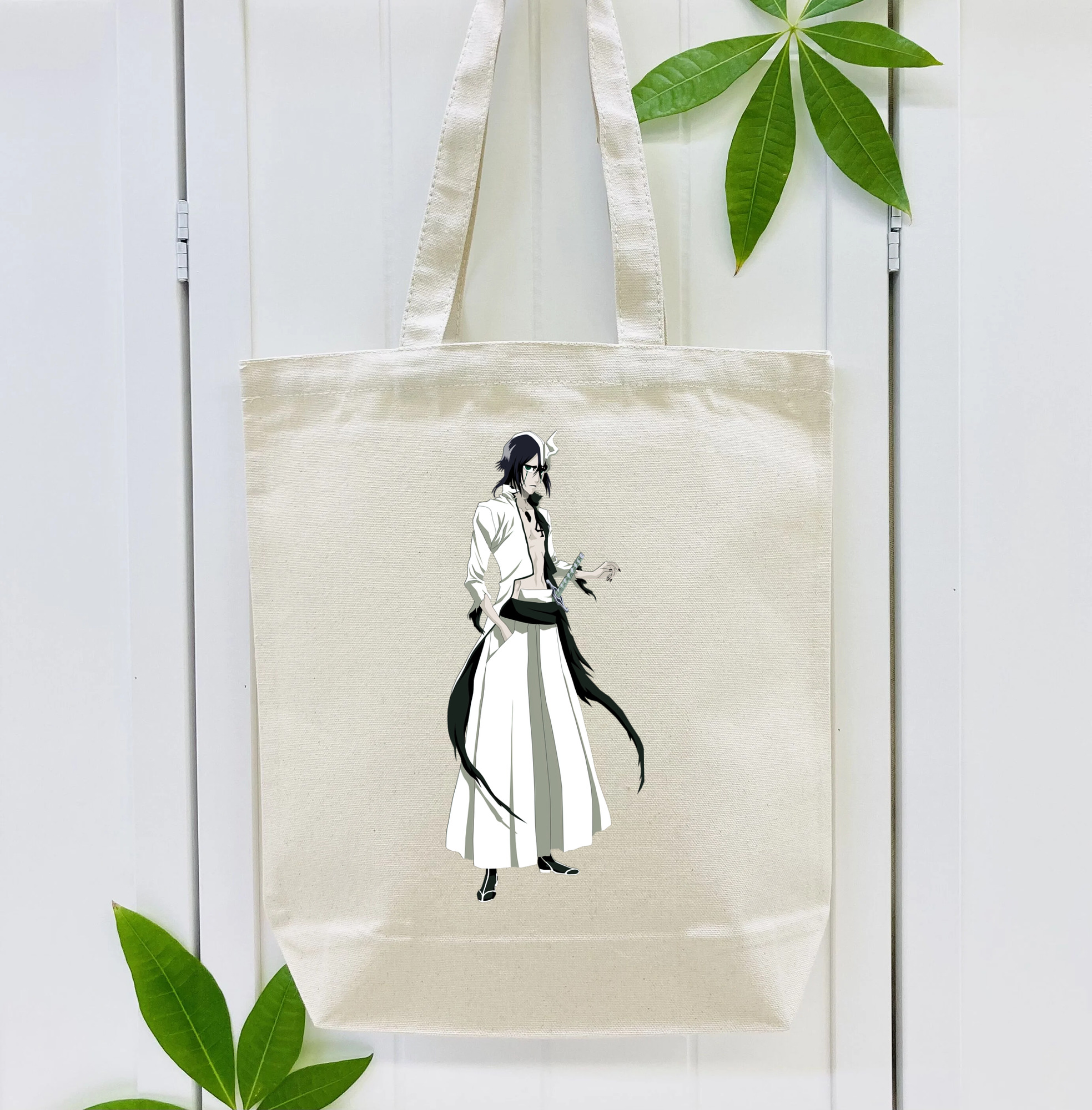ブリーチ ウルキオラ·シファー BLEACH Ulquiorra cifer 縦型キャンバス生地手提げバッグ　トートバッグ