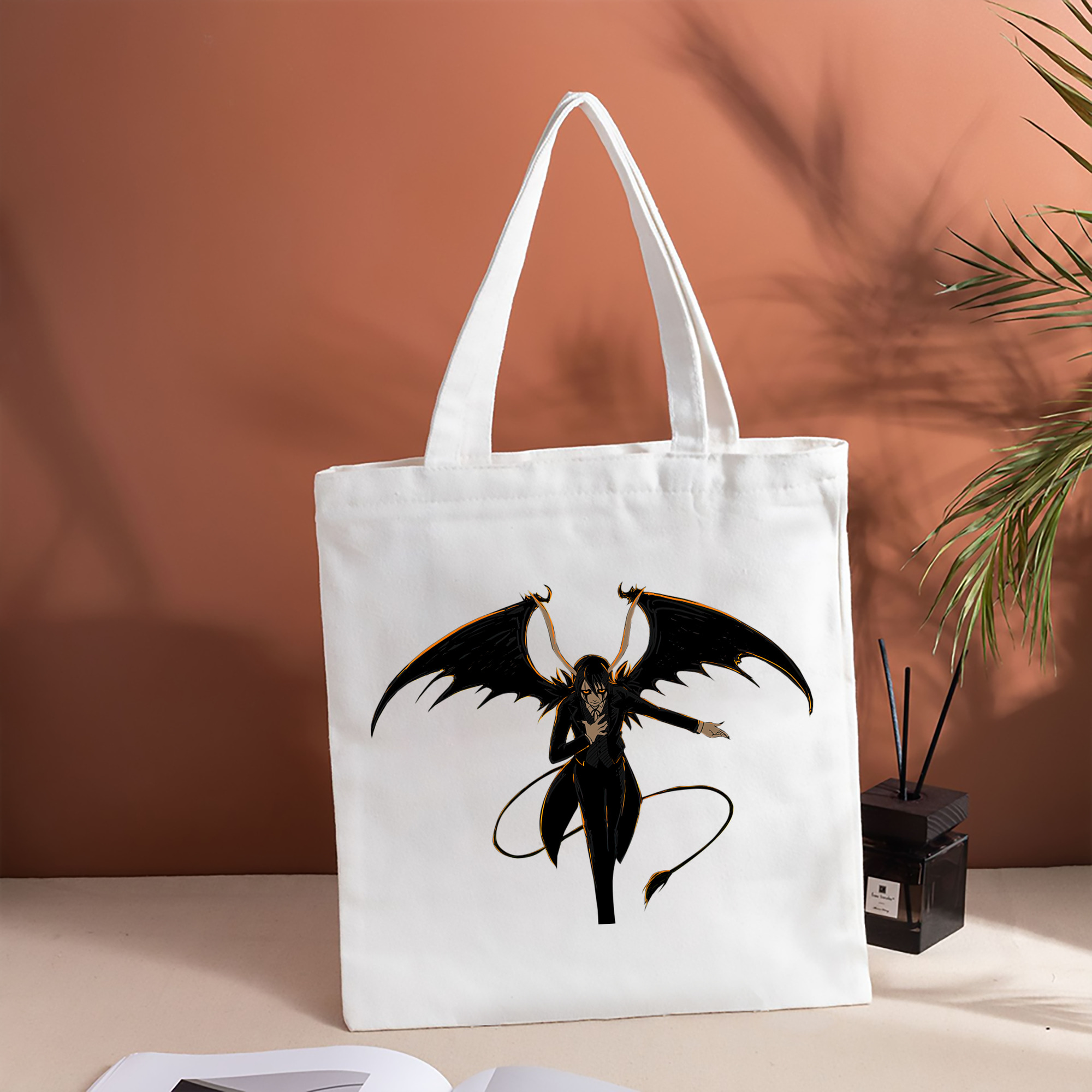 ブリーチ ウルキオラ·シファー BLEACH Ulquiorra cifer 縦型キャンバス生地手提げバッグ　トートバッグ