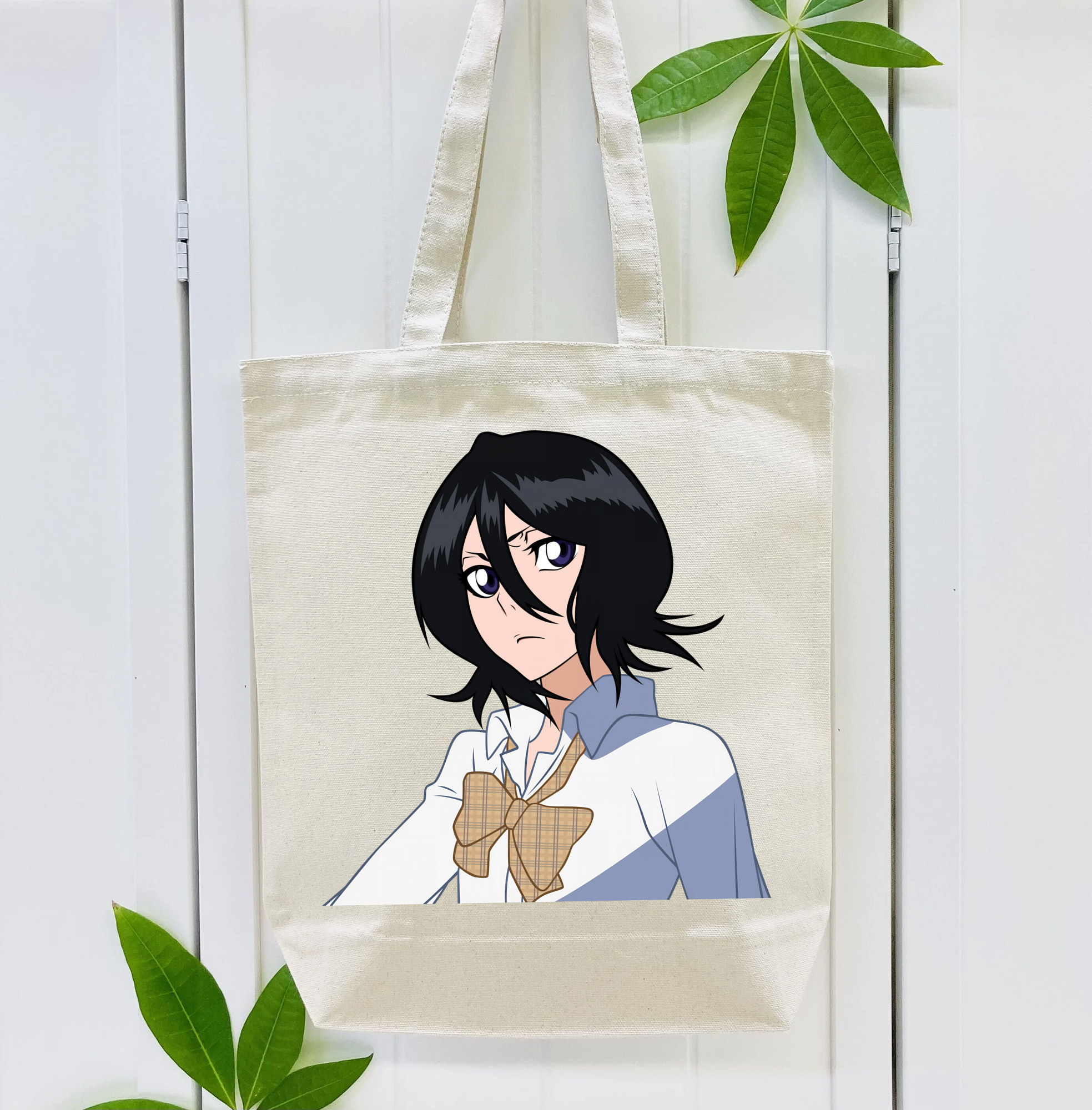 ブリーチ 朽木ルキア BLEACH Kuchiki Rukia 縦型キャンバス生地手提げバッグ　トートバッグ