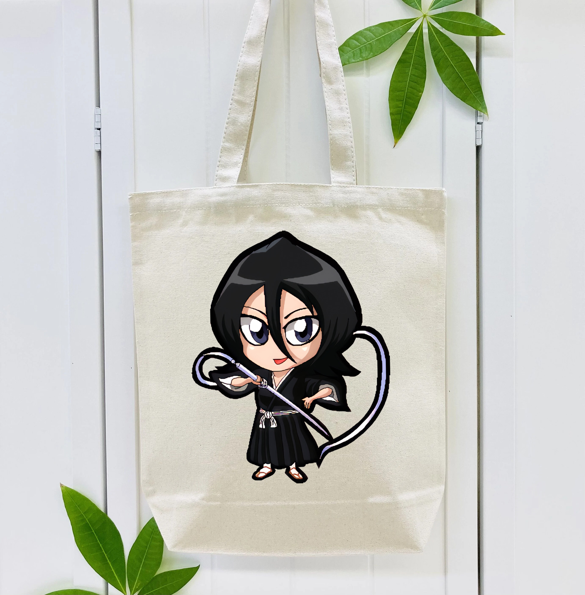 ブリーチ 朽木ルキア BLEACH Kuchiki Rukia 縦型キャンバス生地手提げバッグ　トートバッグ