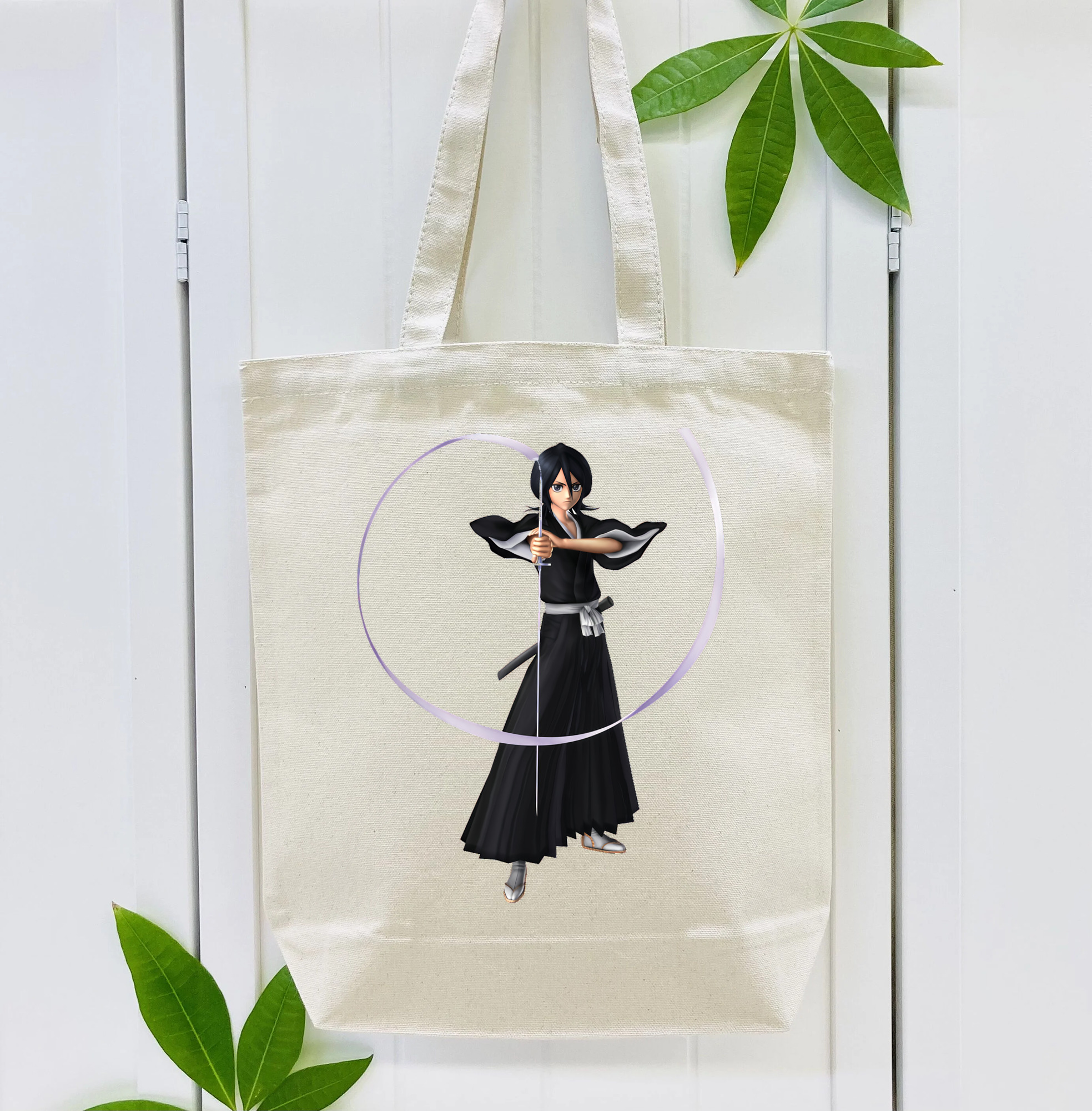 ブリーチ 朽木ルキア BLEACH Kuchiki Rukia 縦型キャンバス生地手提げバッグ　トートバッグ