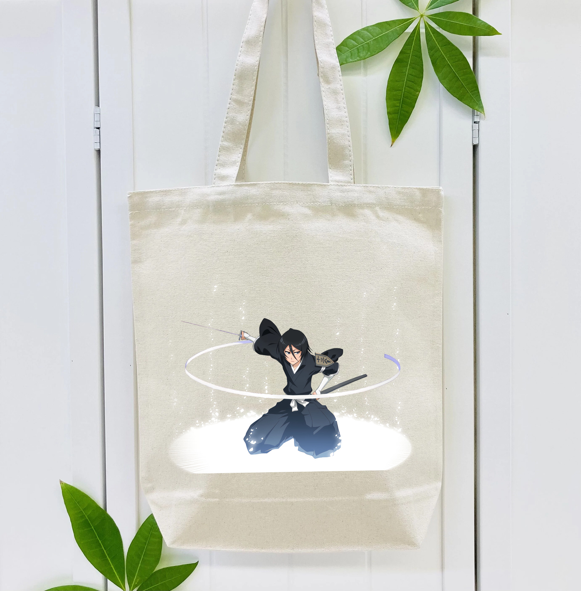 ブリーチ 朽木ルキア BLEACH Kuchiki Rukia 縦型キャンバス生地手提げバッグ　トートバッグ