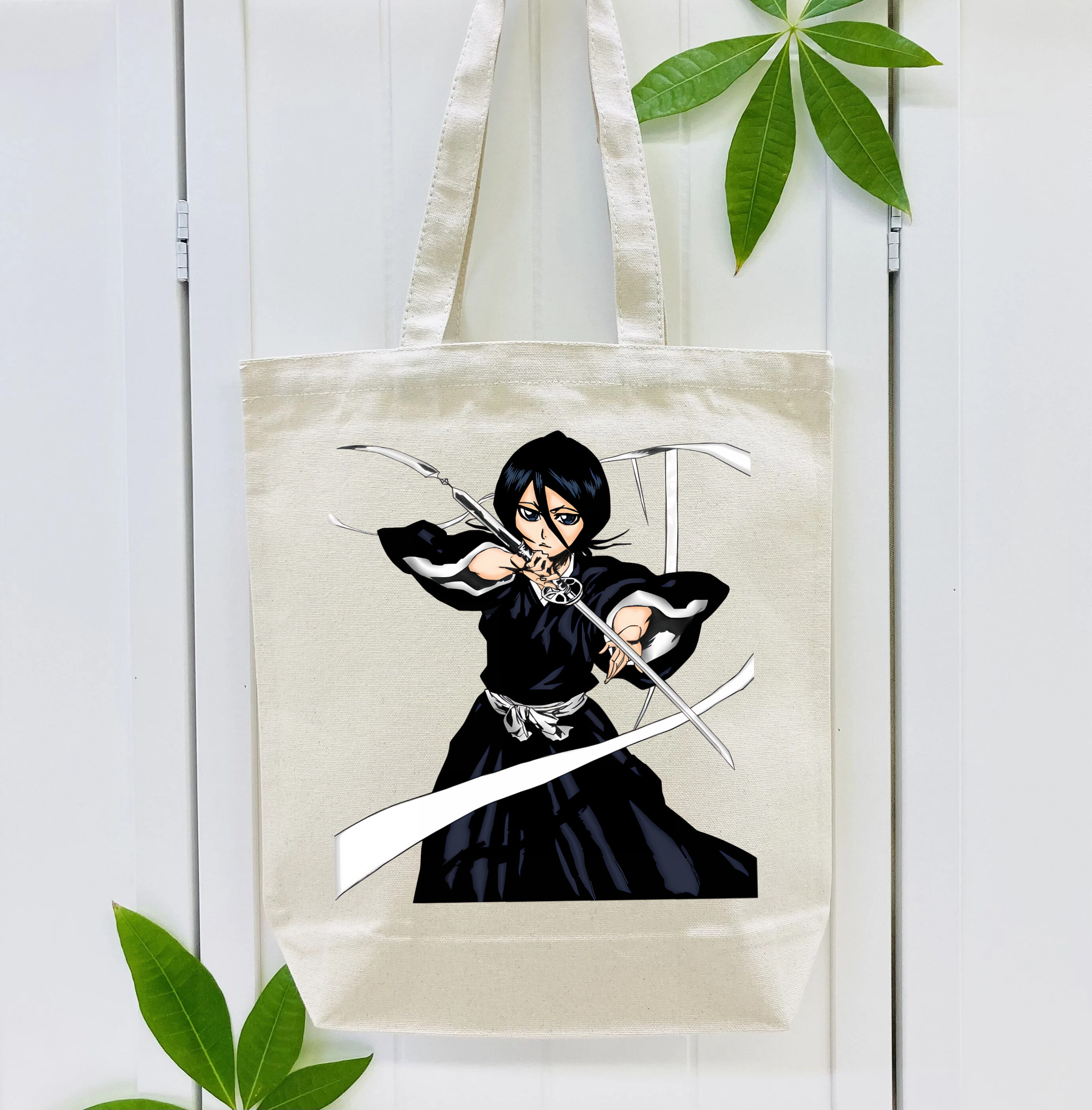 ブリーチ 朽木ルキア BLEACH Kuchiki Rukia 縦型キャンバス生地手提げバッグ　トートバッグ