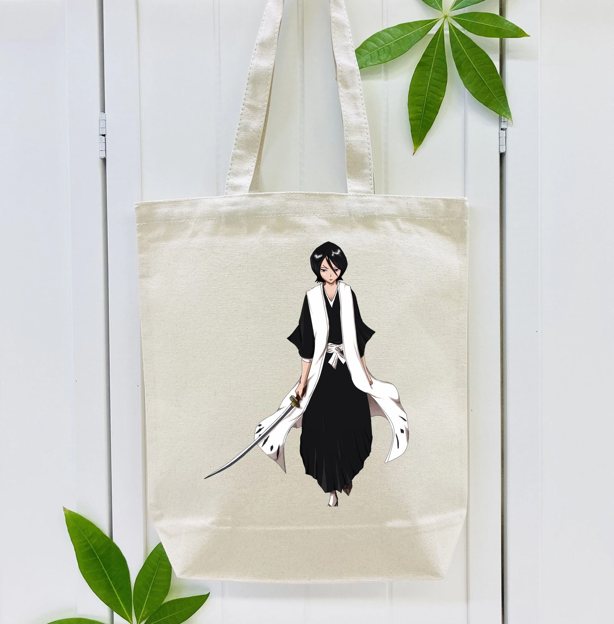 ブリーチ 朽木ルキア BLEACH Kuchiki Rukia 縦型キャンバス生地手提げバッグ　トートバッグ