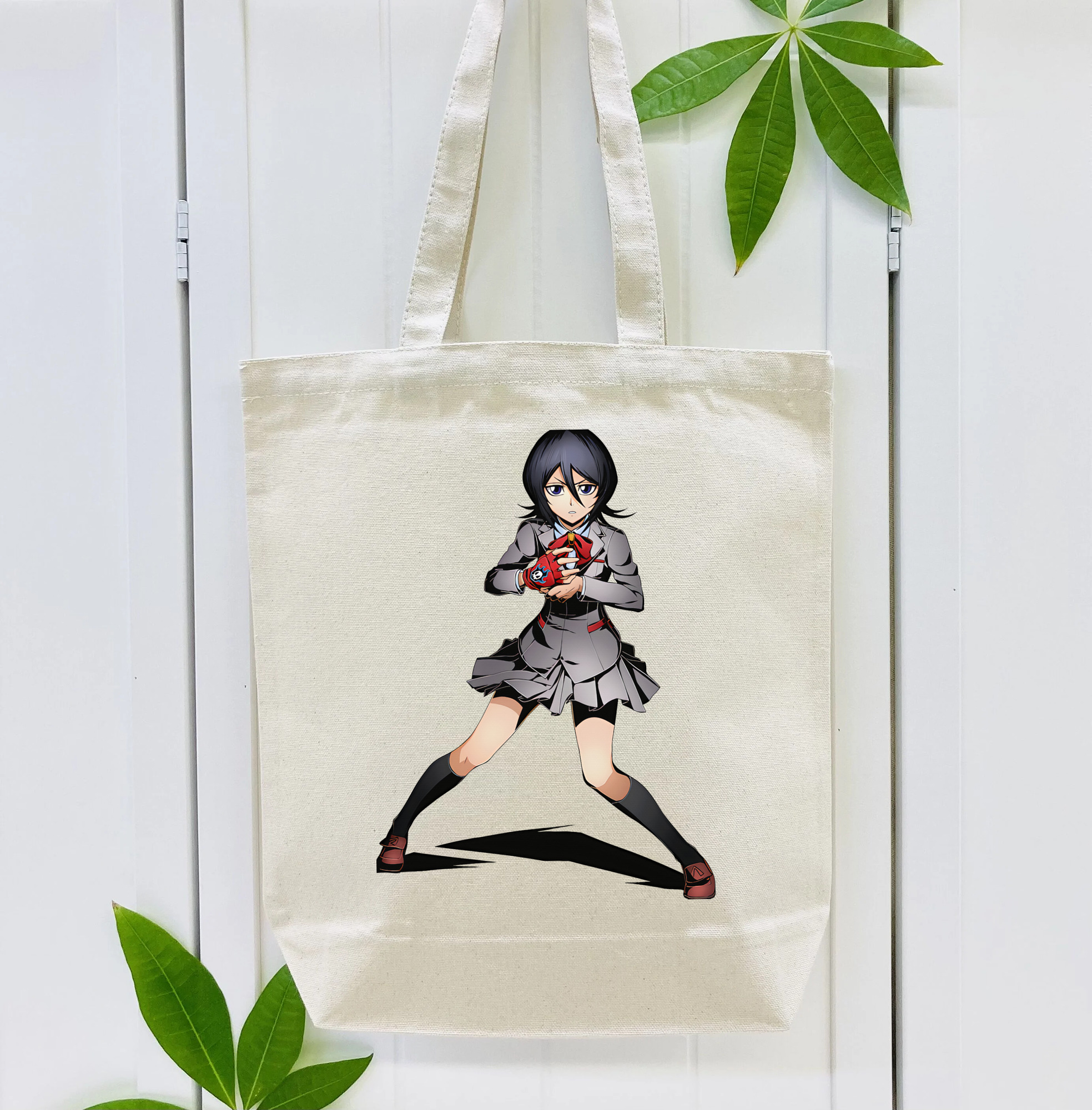 ブリーチ 朽木ルキア BLEACH Kuchiki Rukia 縦型キャンバス生地手提げバッグ　トートバッグ